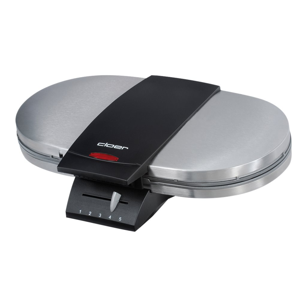 Cloer 1329 Doppelwaffeleisen für zwei klassische Waffeln