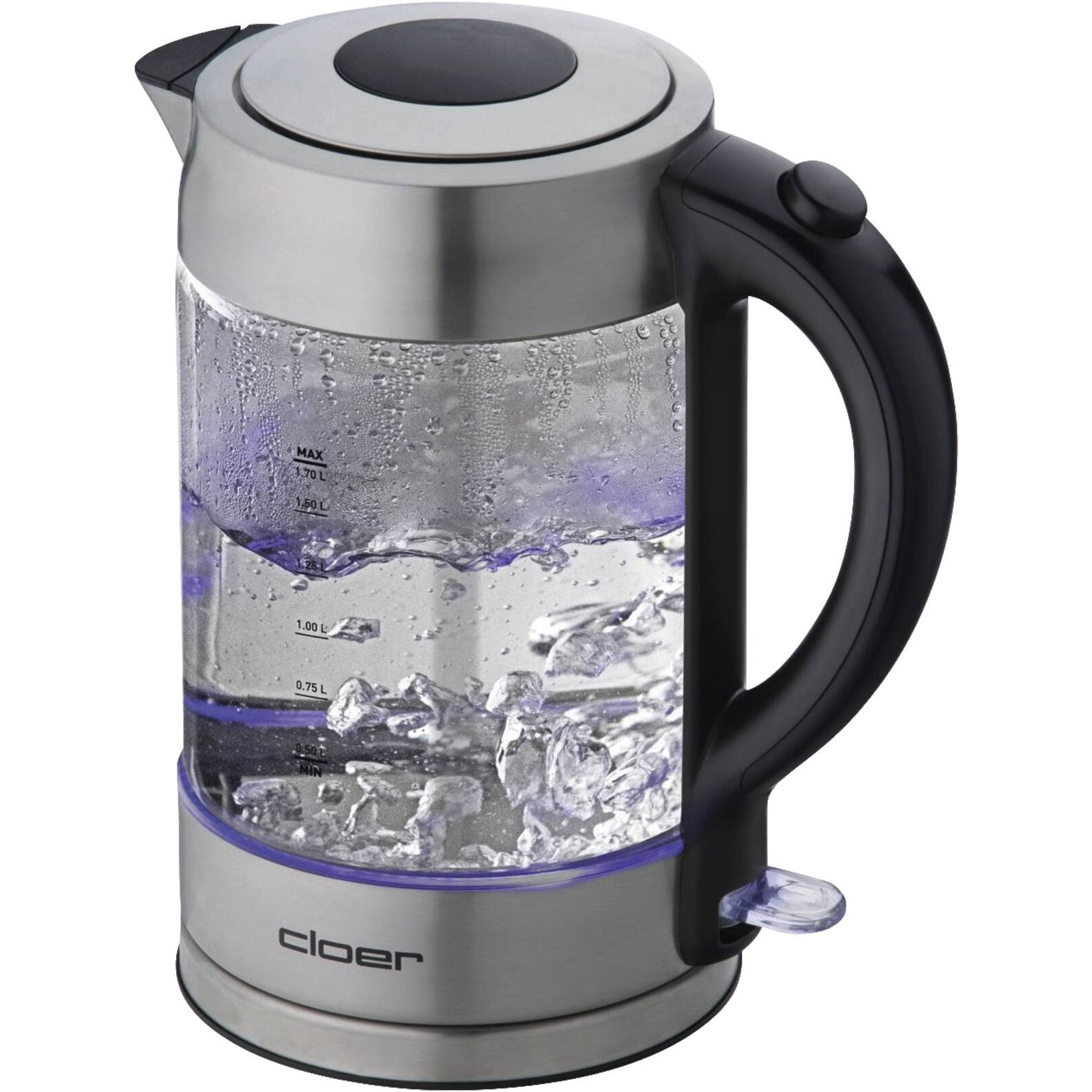 Cloer 4429 Glas-Wasserkocher 1,7l