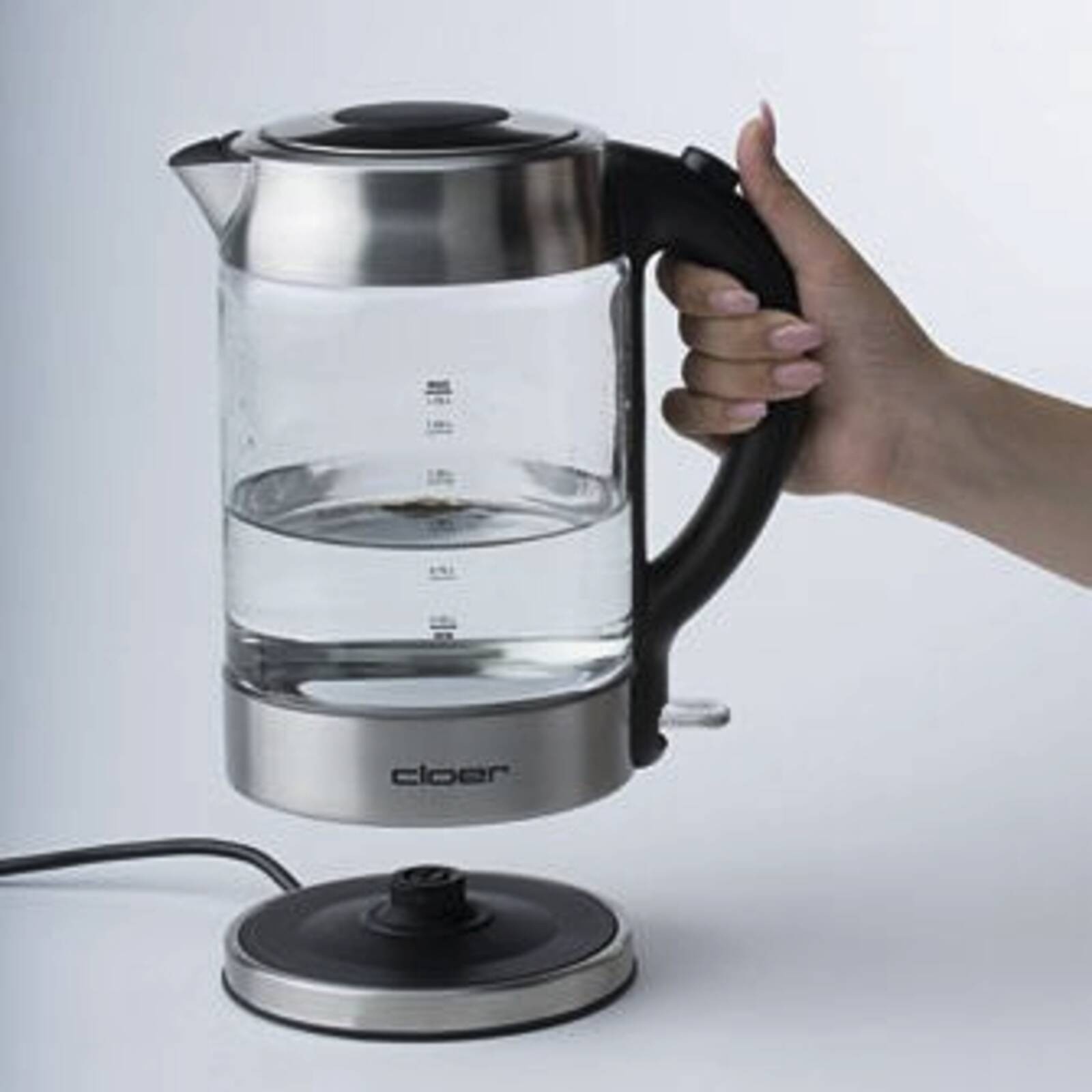 Cloer 4429 Glas-Wasserkocher 1,7l