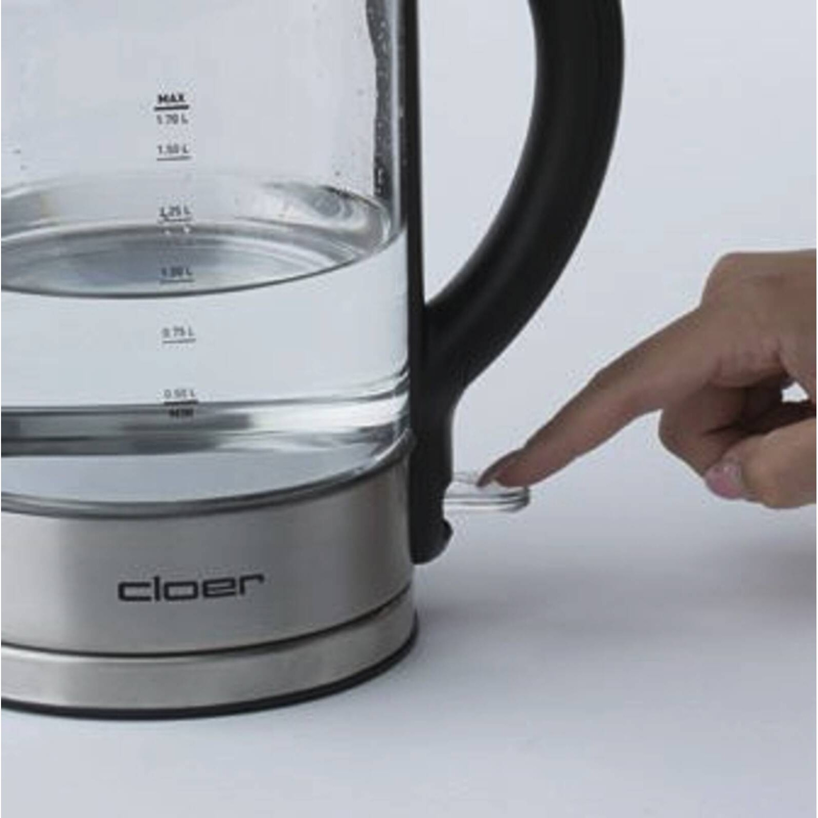 Cloer 4429 Glas-Wasserkocher 1,7l