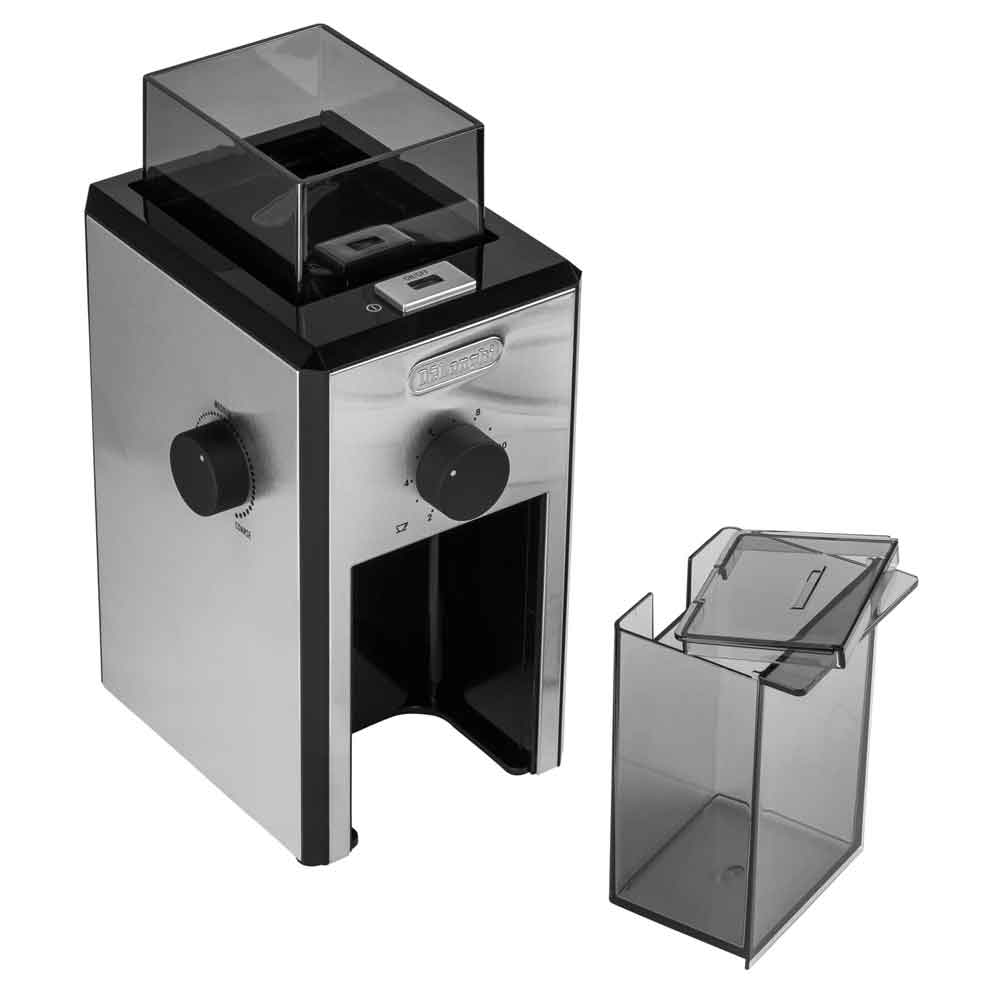 DeLonghi KG89 Professionelle Kaffeemühle silber