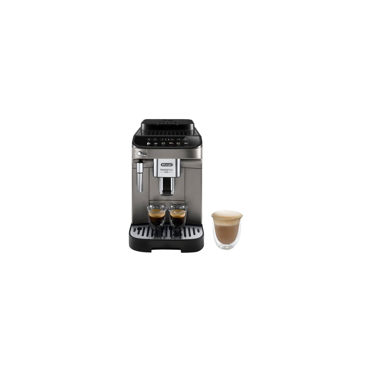 DeLonghi ECAM 290.42.TB Magnifica Evo Kaffeevollautomat schwarz/titan