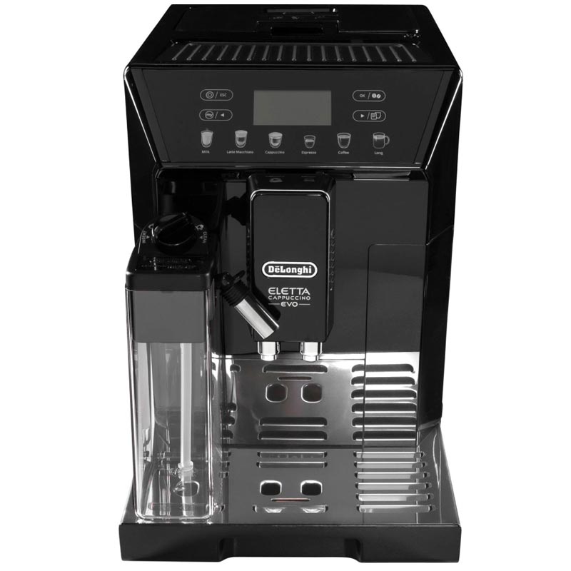DeLonghi Eletta Evo ECAM 46.860.B Kaffeevollautomat mit LatteCrema Milchsystem schwarz
