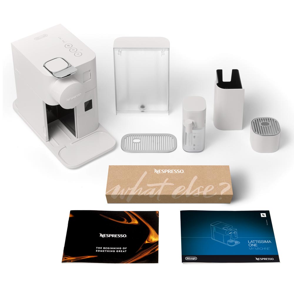 DeLonghi Lattissima One EN510.W Kaffeekapselmaschine mit automatischem Milchsystem weiß