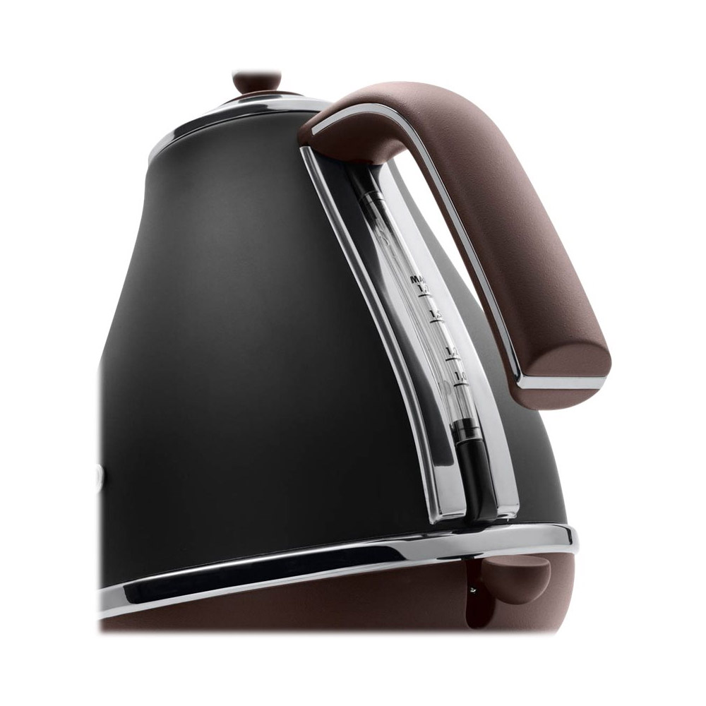 DeLonghi KBOV2001.BK Wasserkocher Icona Vintage schwarz