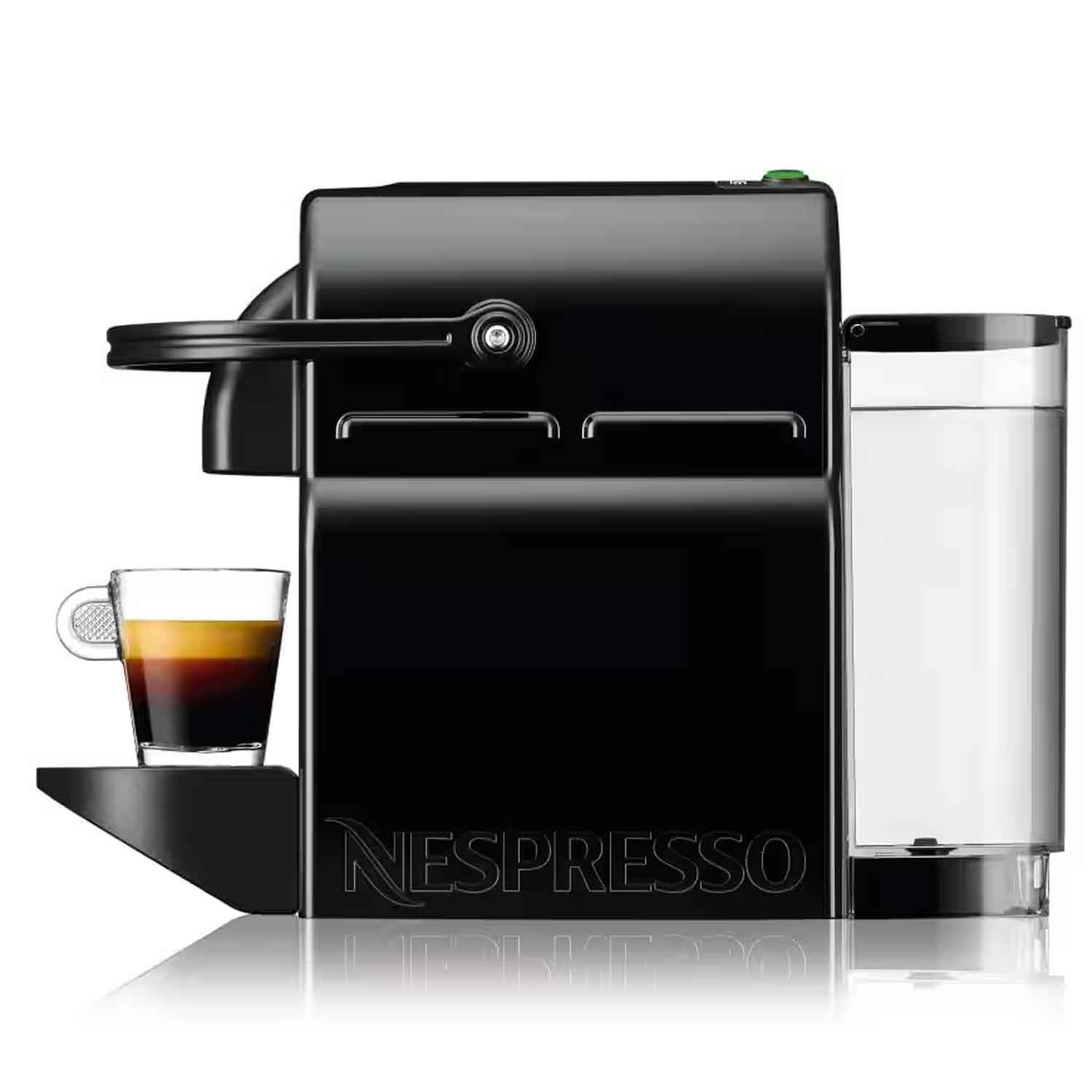 DeLonghi Nespresso EN 80.BAE Inissia Kapselmaschine mit Milchaufschäumer schwarz