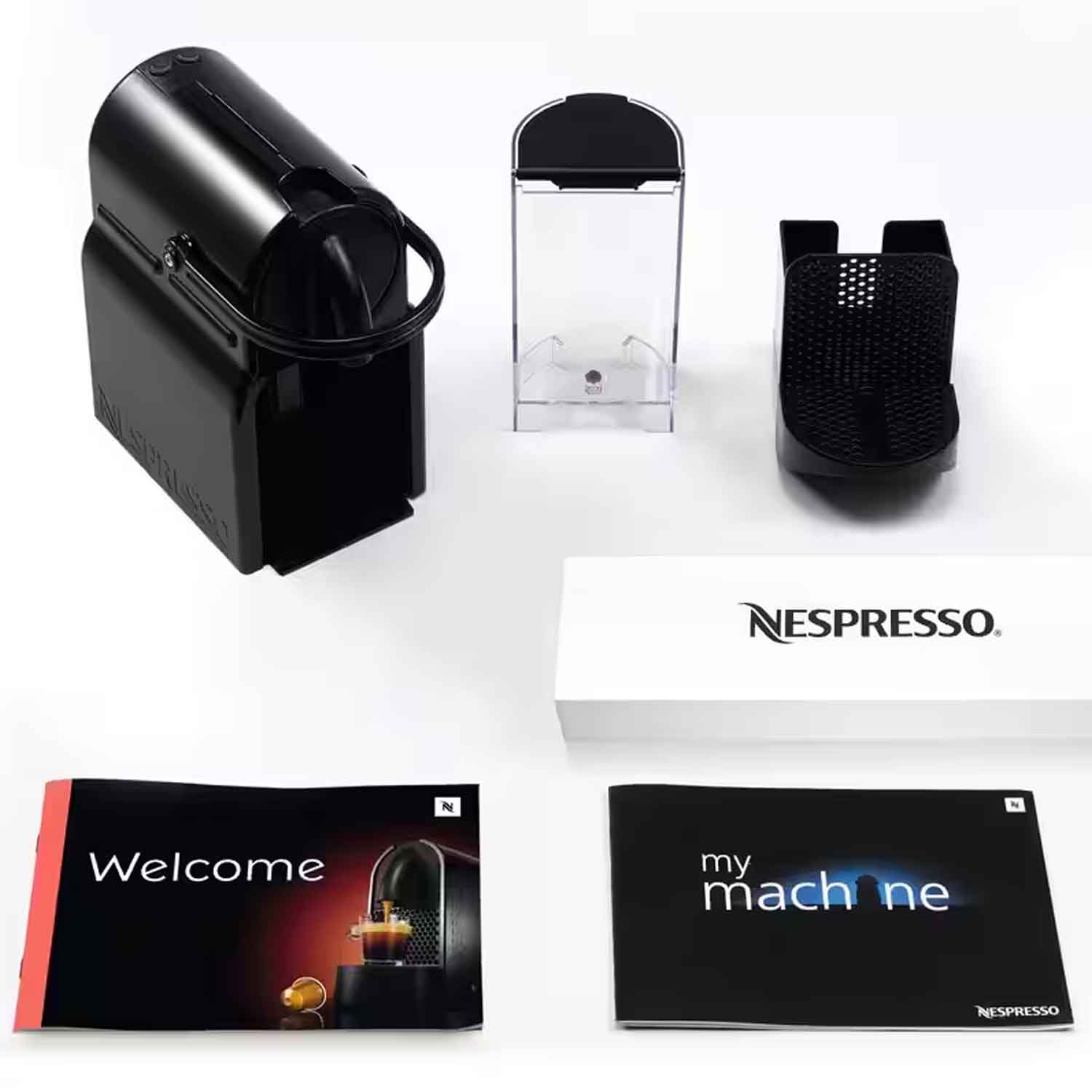 DeLonghi Nespresso EN 80.BAE Inissia Kapselmaschine mit Milchaufschäumer schwarz