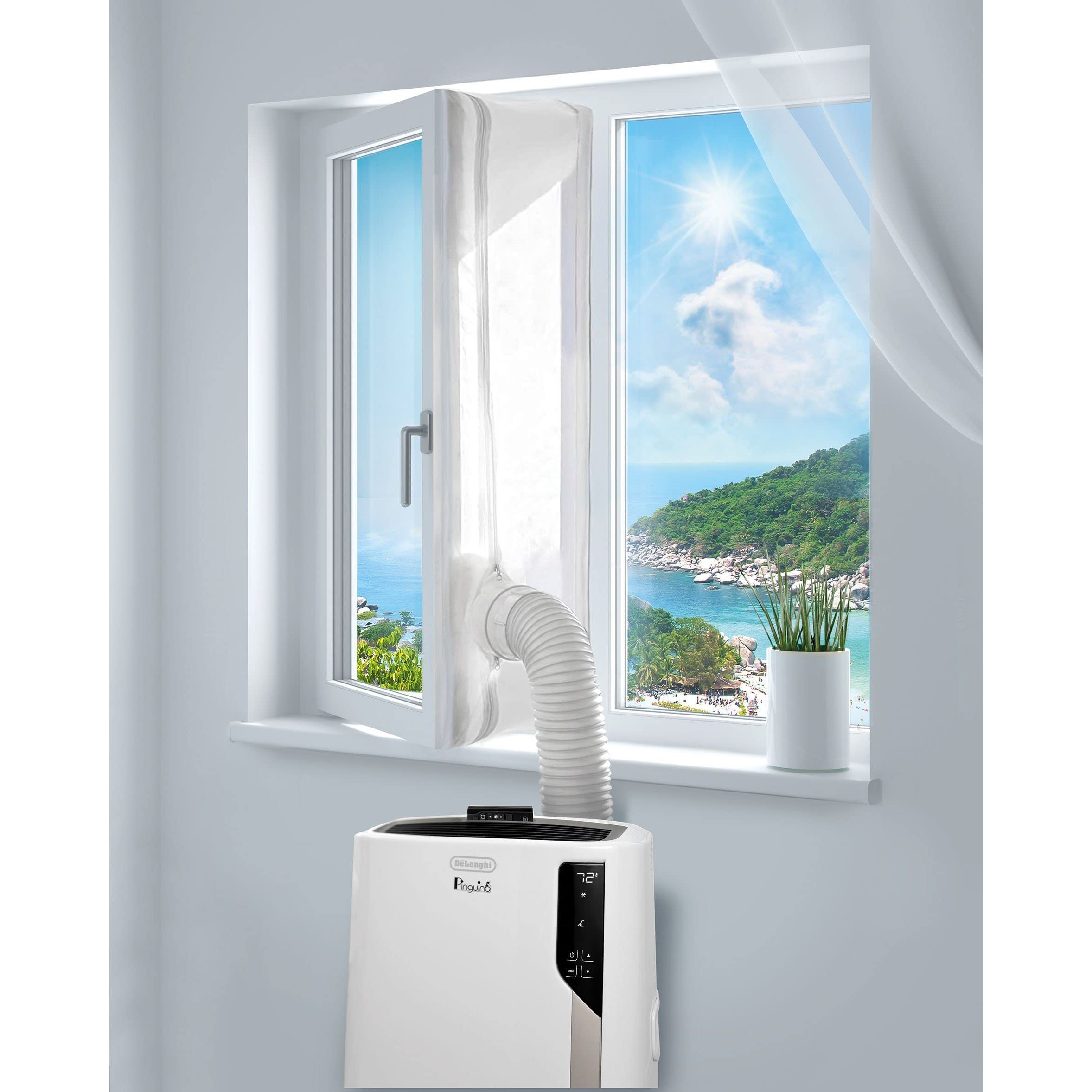 DeLonghi DLSA012 Fenster-Installationskit für mobile Klimageräte weiß