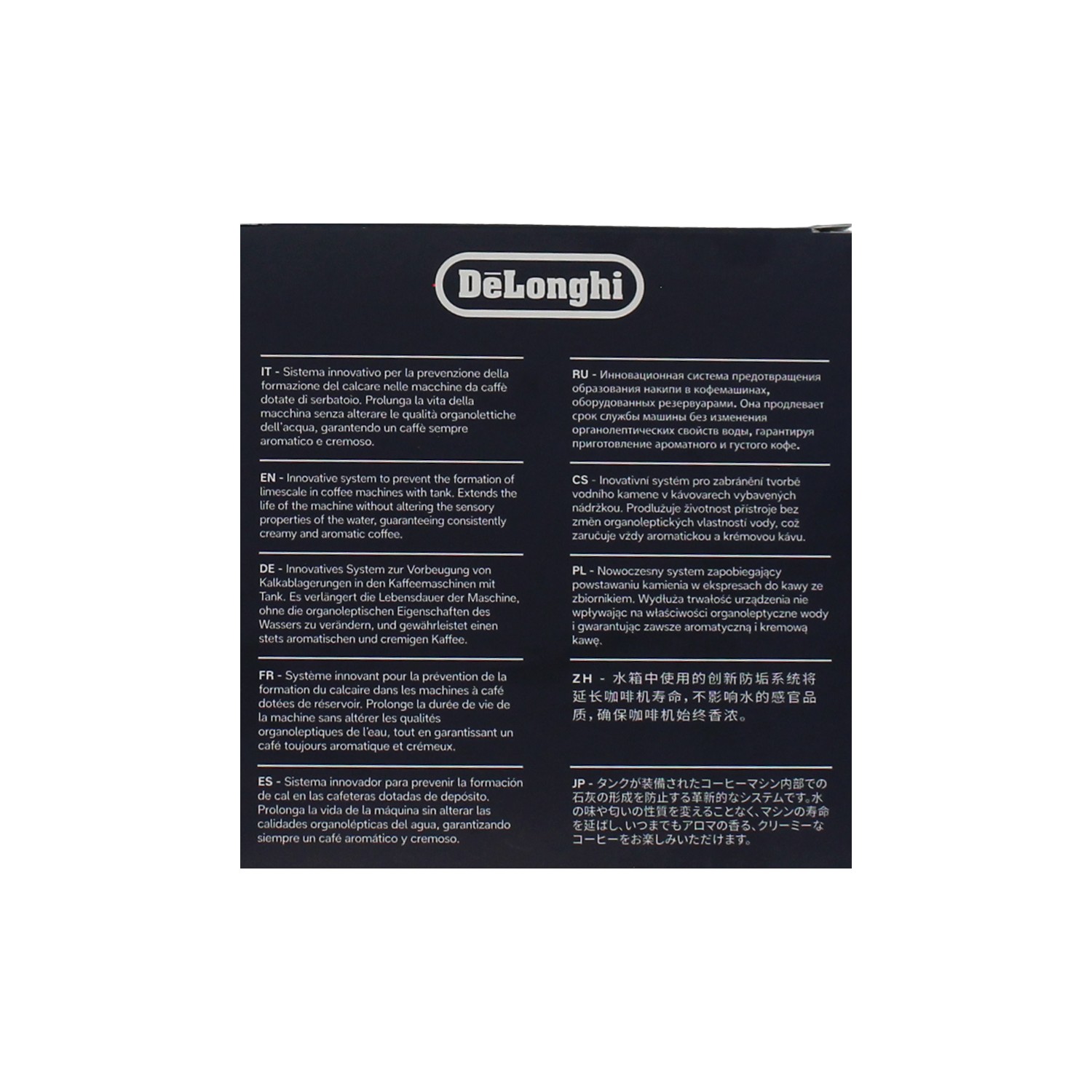 DeLonghi SoftBalls DLSC551 Antikalk-Kügelchen für Kaffeemaschinen weiß