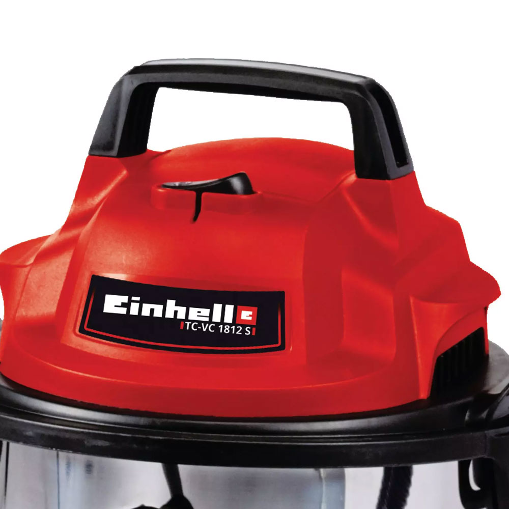 Einhell TC-VC 1812/1 S Nass-Trockensauger 1250W rot/schwarz/silber