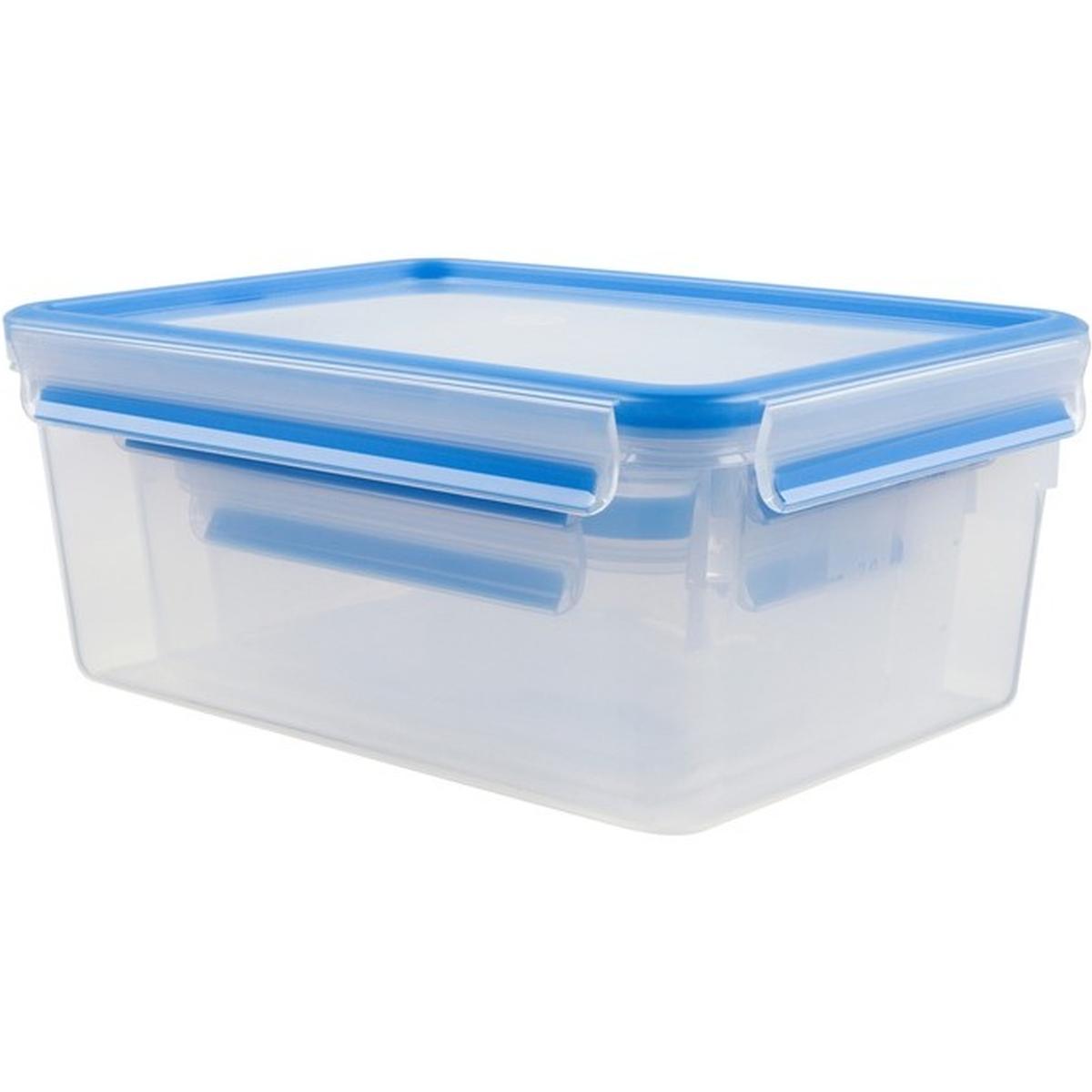 Emsa Clip & Close Frischhaltedosen-Set 3-teilig transparent/blau