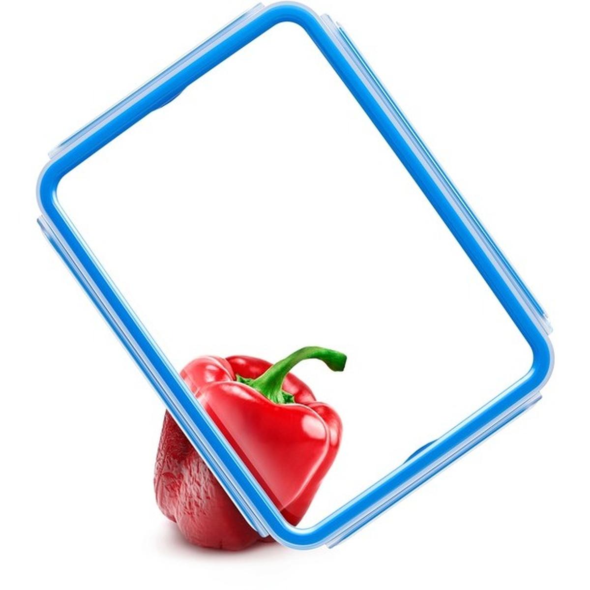 Emsa Clip & Close Frischhaltedosen-Set 3-teilig transparent/blau