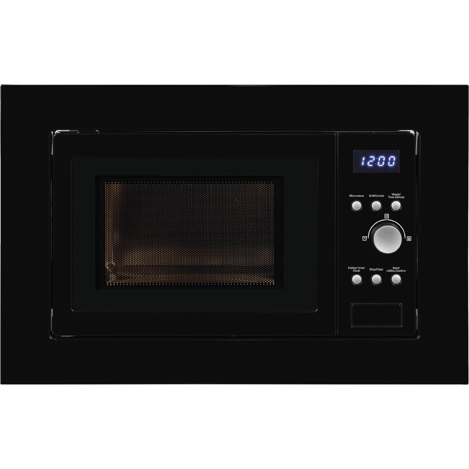 Exquisit EMW1770-G-D-030 Einbau-Mikrowelle mit Grill 17l schwarz