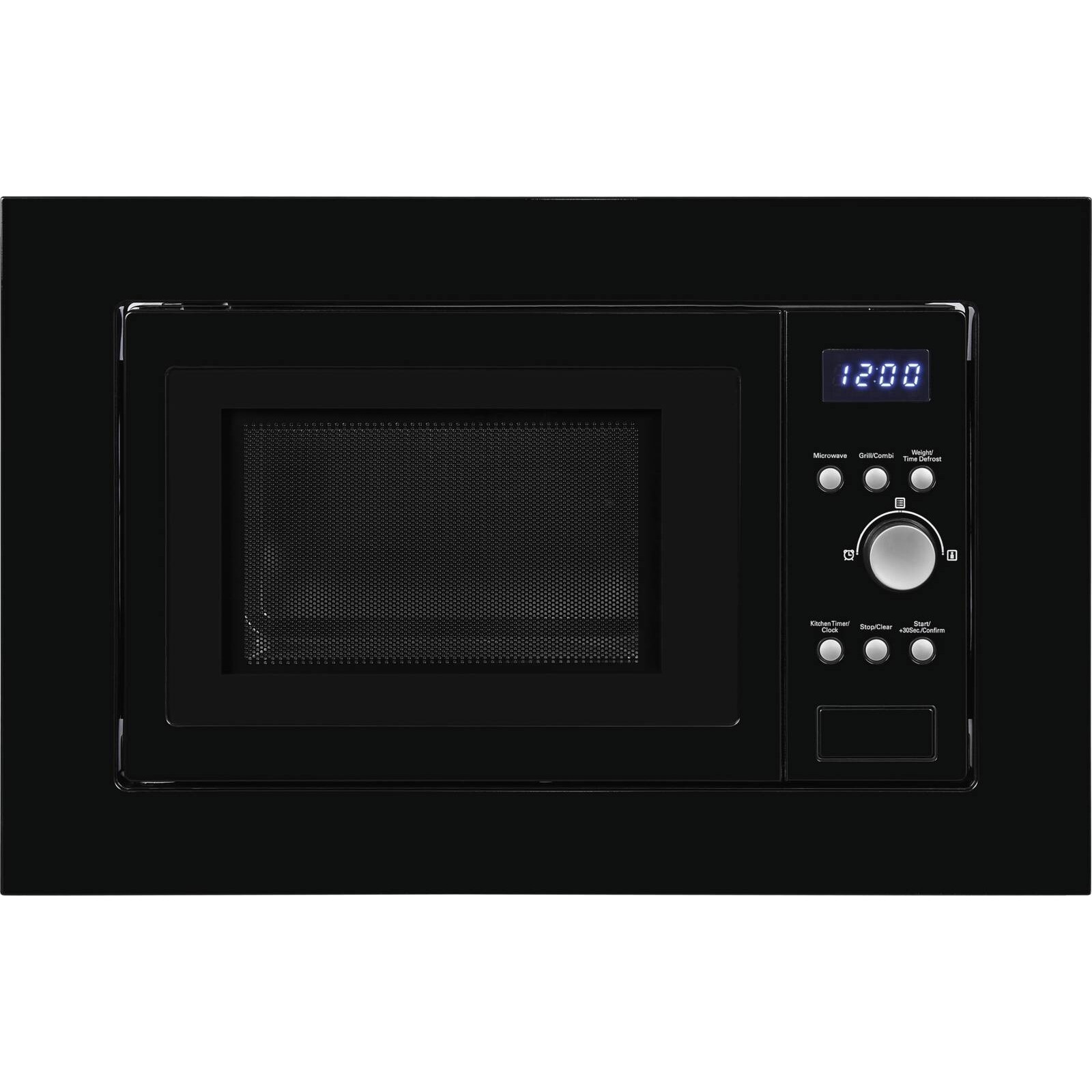 Exquisit EMW1770-G-D-030 Einbau-Mikrowelle mit Grill 17l schwarz