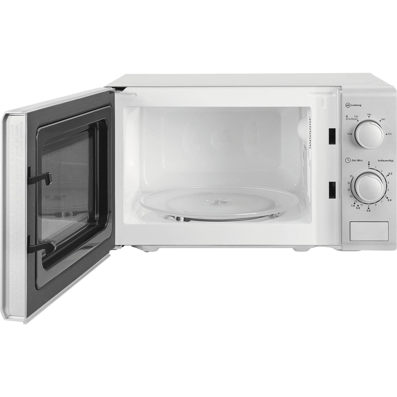 Exquisit MW 900-030 Mikrowelle 20l silber