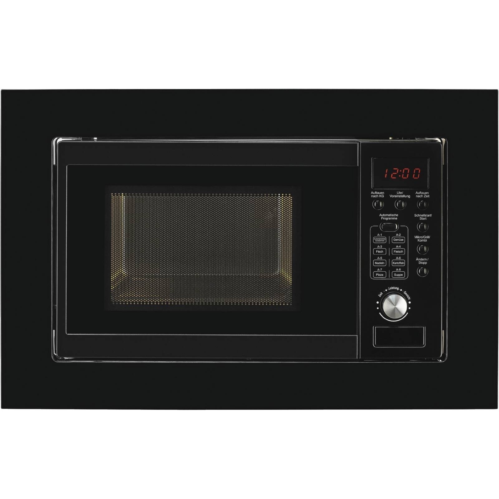 Exquisit EMW 20.1 G Einbau-Mikrowelle mit Grill 20l schwarz