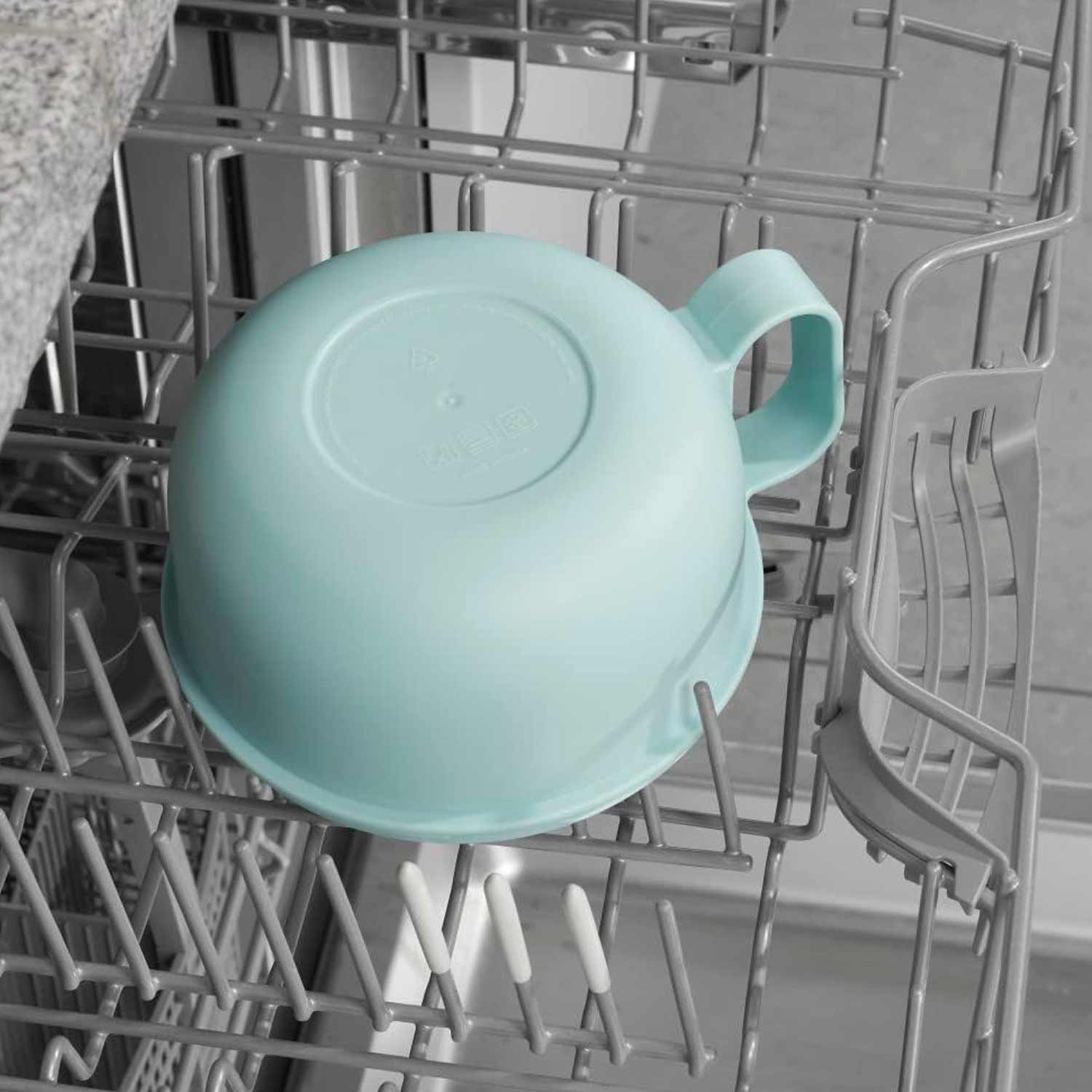 Xavax Lunchbox für Mikrowelle mit Besteck, 1100 ml pastellblau