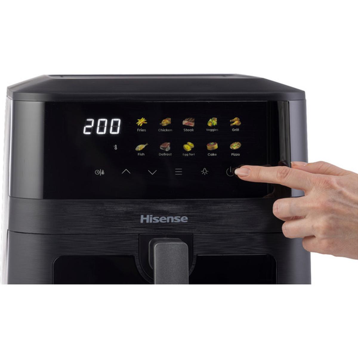 Hisense HAF2100DCD Heißluftfritteuse 7,7l schwarz