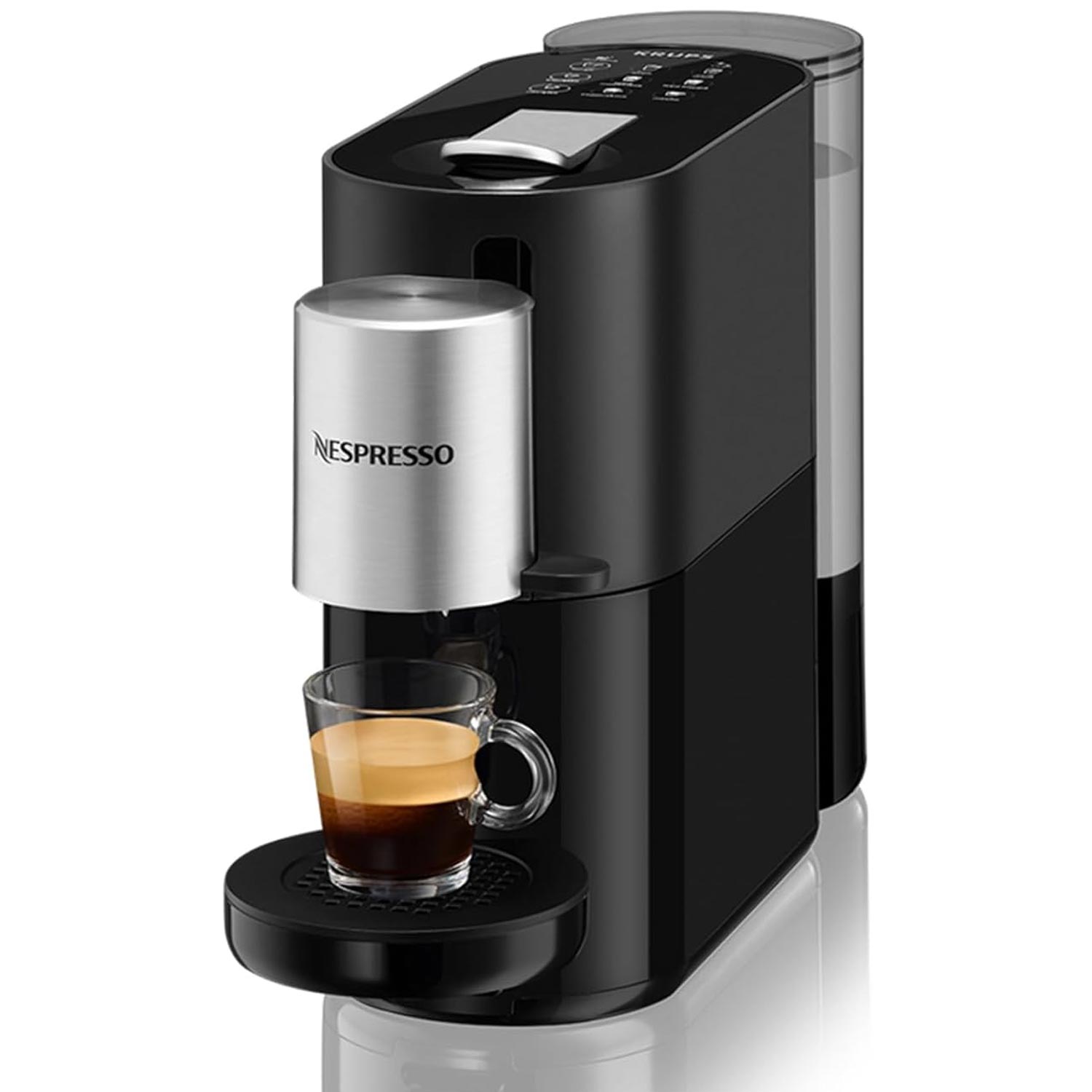 Krups XN8908 Nespresso Atelier Kaffeemaschine mit Milchaufschäumer schwarz/silbe (2. Wahl)