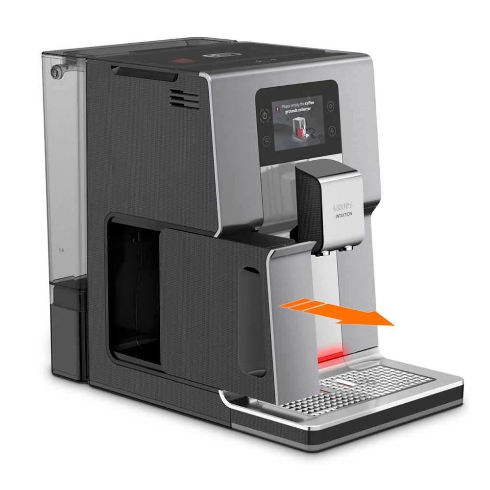 Krups EA 875 E Intuition Preference+ Kaffeevollautomat silber