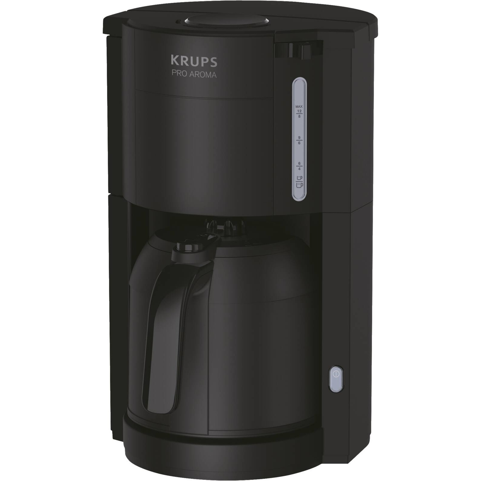 Krups Pro Aroma KM303810 Filterkaffeemaschine mit Thermokanne schwarz
