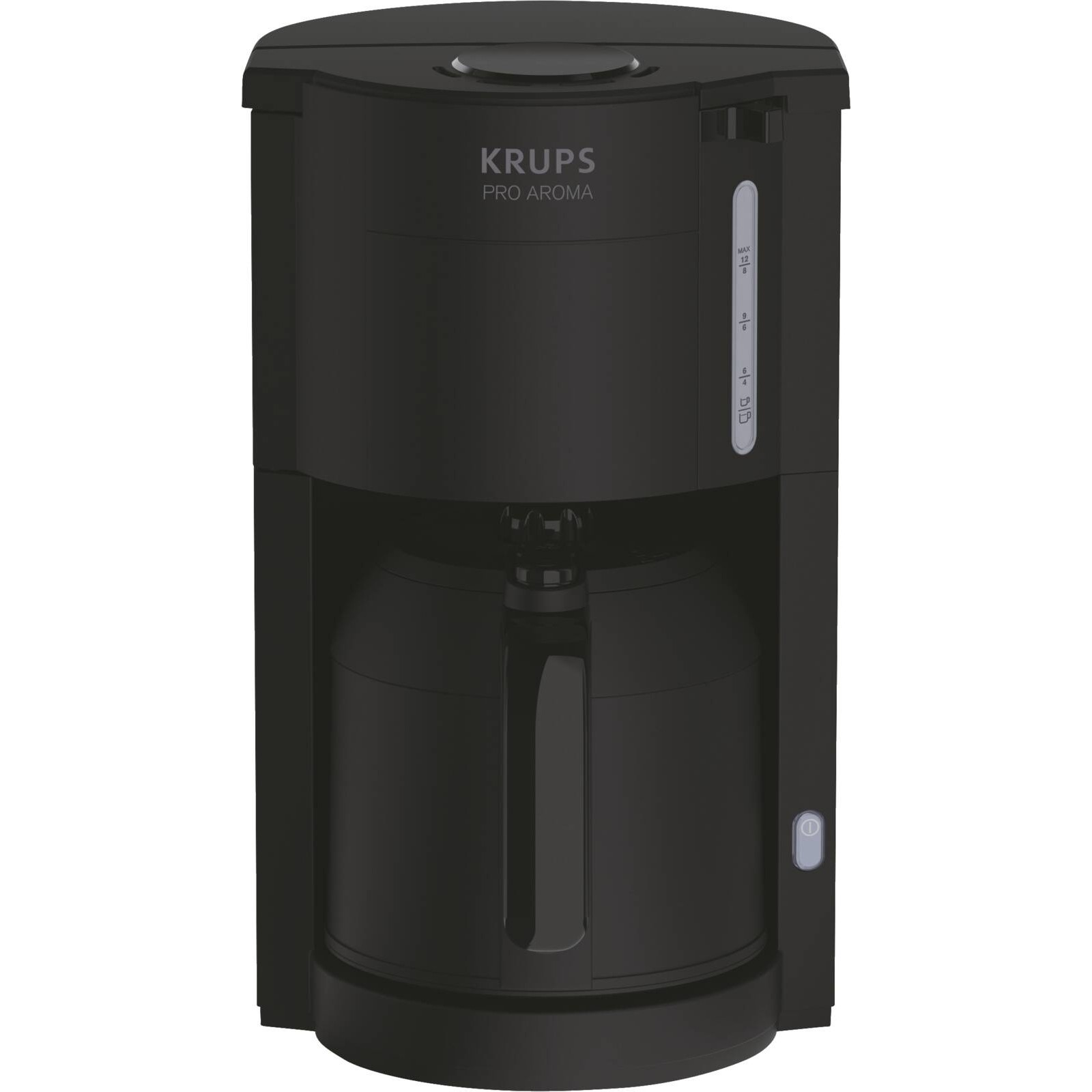 Krups Pro Aroma KM303810 Filterkaffeemaschine mit Thermokanne schwarz