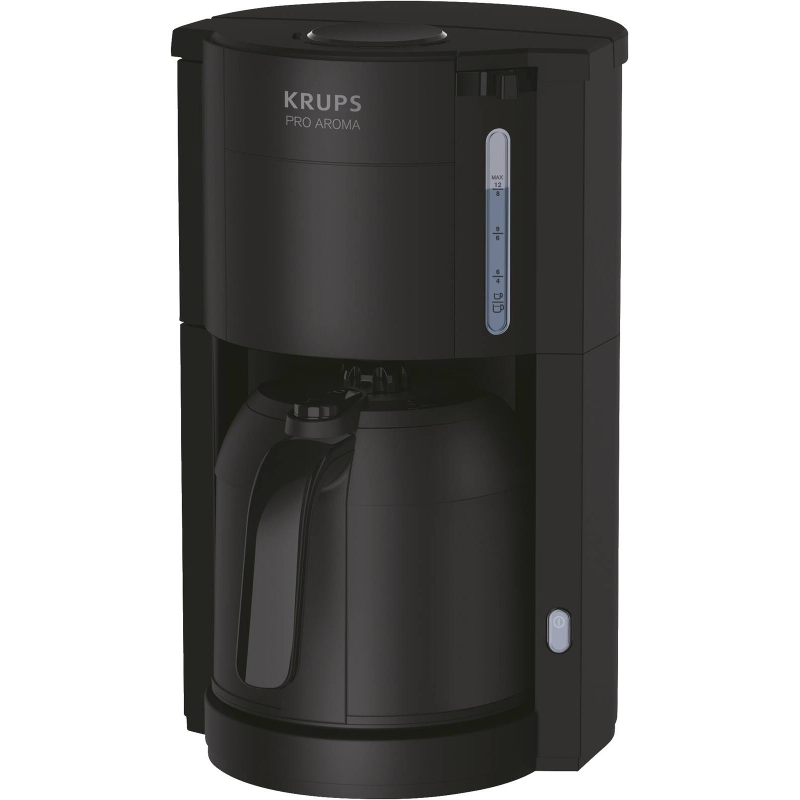 Krups Pro Aroma KM303810 Filterkaffeemaschine mit Thermokanne schwarz