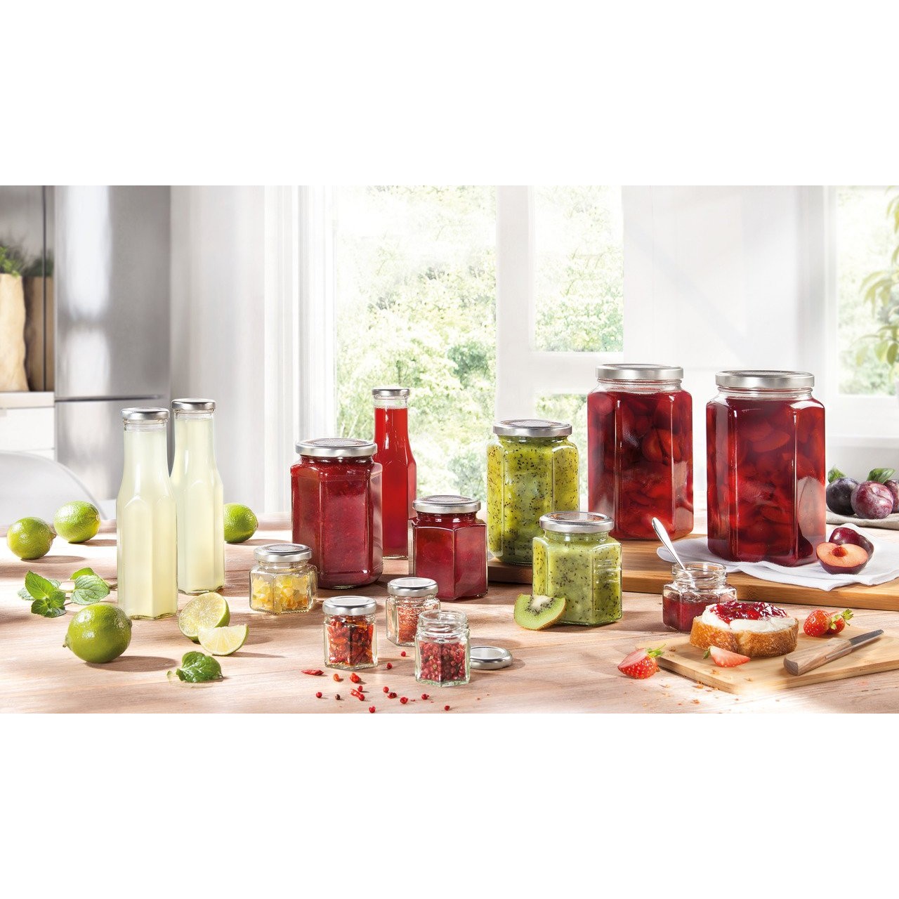 Leifheit Sechskantglas 1700ml