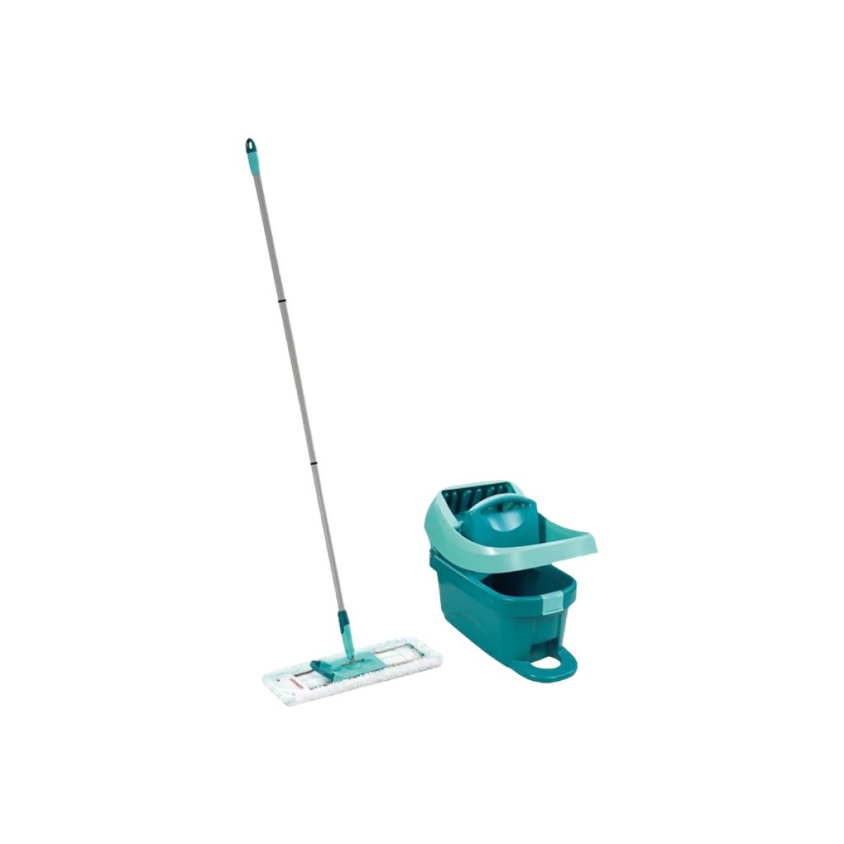 Leifheit Profi XL Set Wischtuchpresse mit Bodenwischer und Rollen