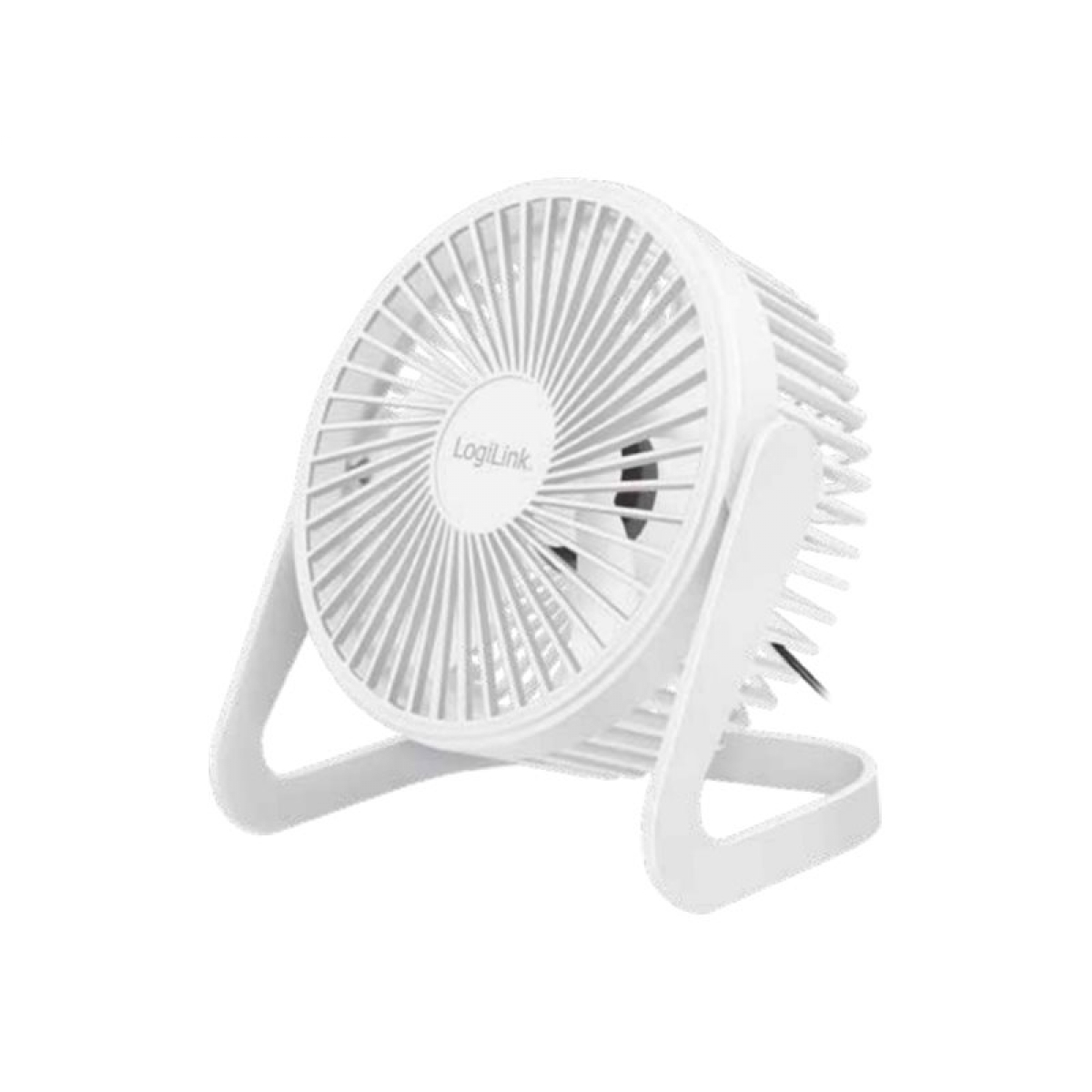 LogiLink USB-Schreibtischventilator 15,24 cm weiß