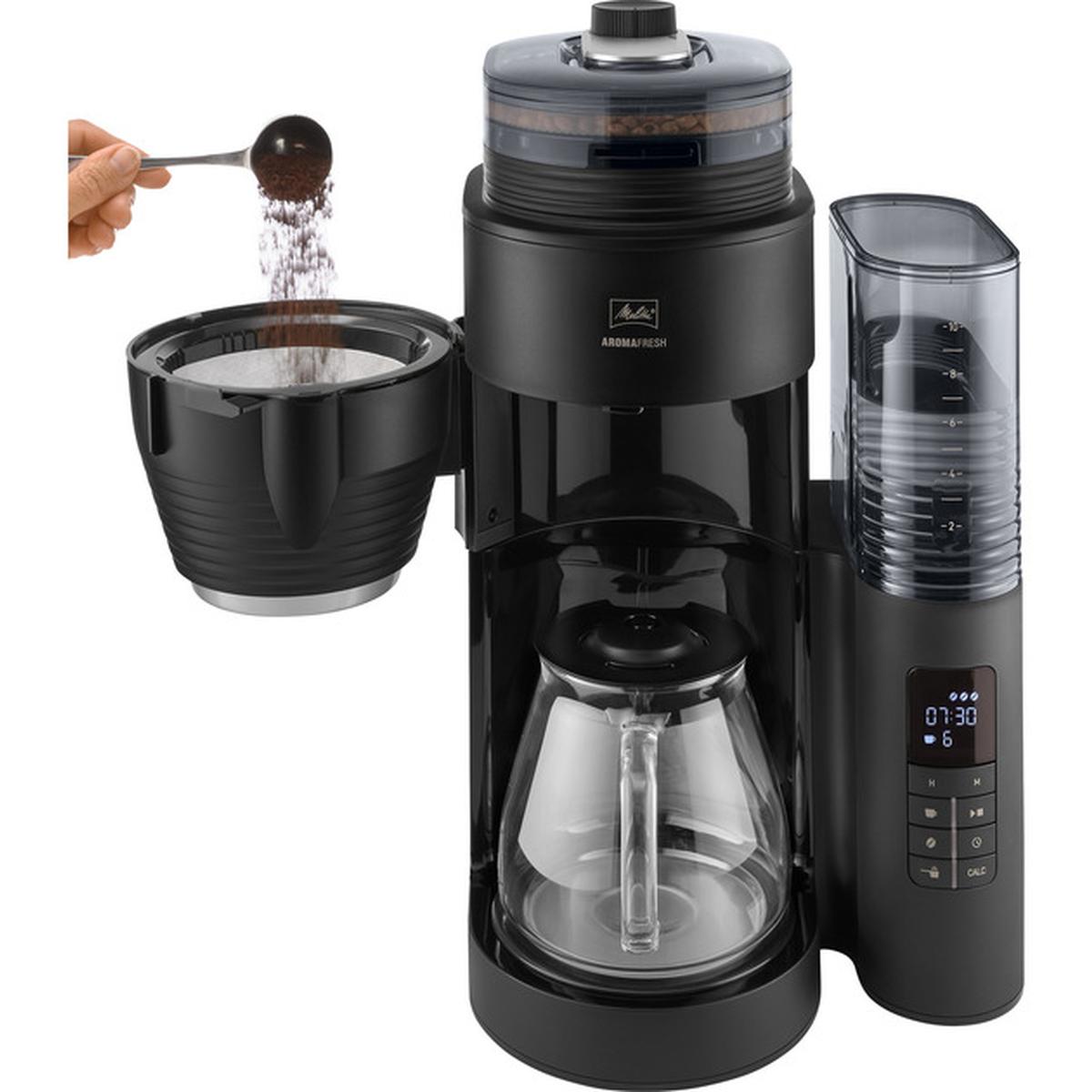 Melitta AromaFresh X Filterkaffeemaschine schwarz/silber
