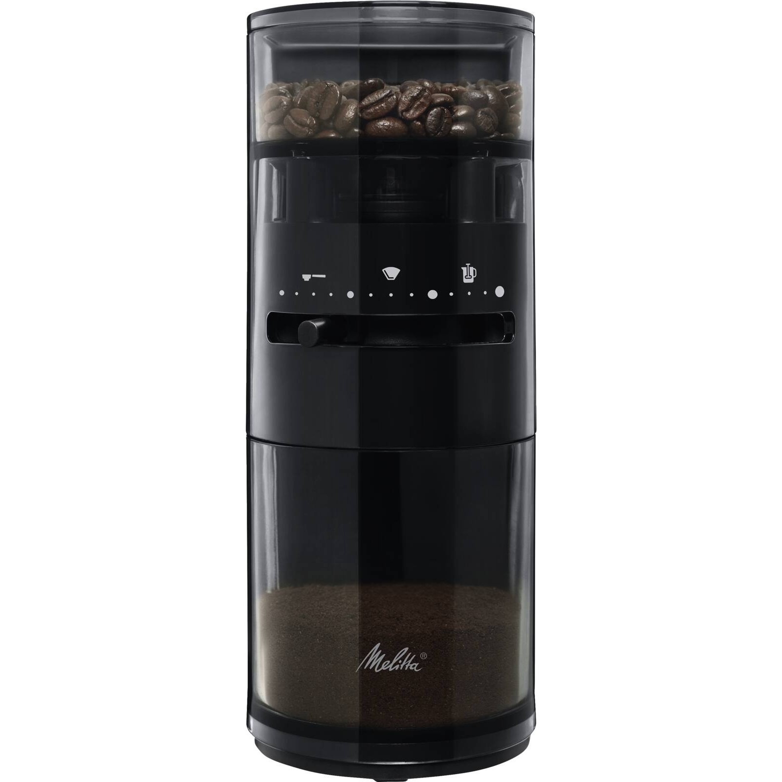 Melitta Linea Kaffeemühle schwarz