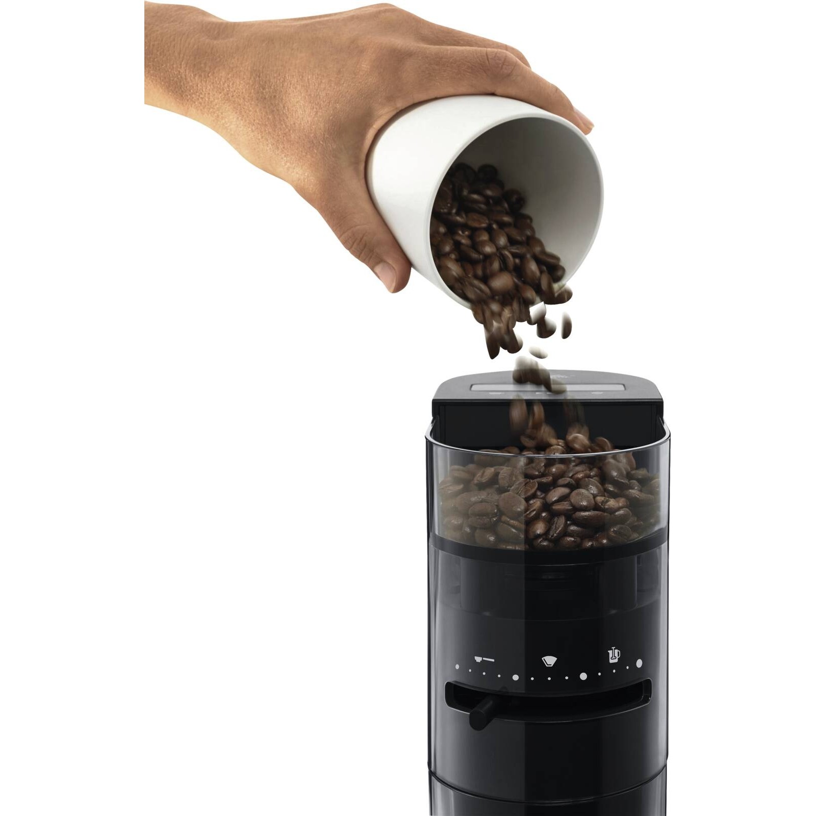 Melitta Linea Kaffeemühle schwarz