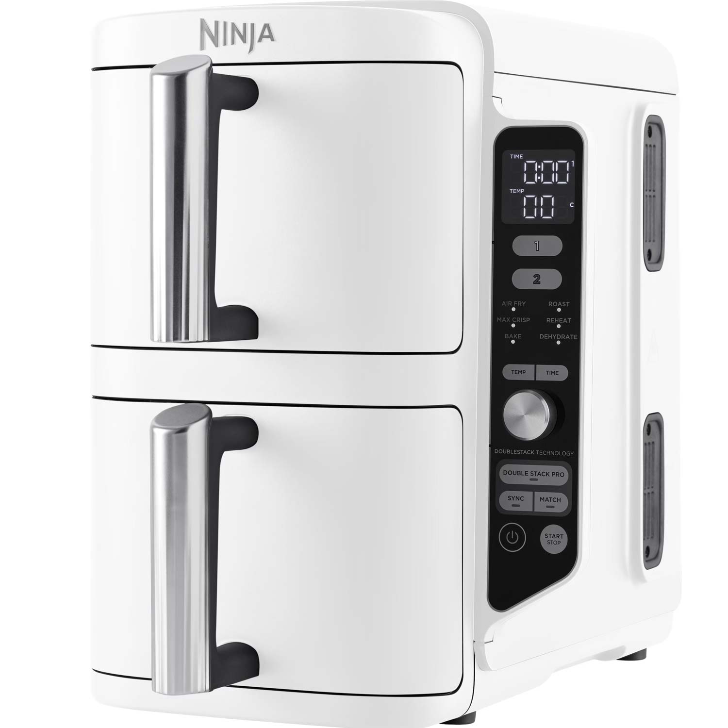 Ninja SL400EU Doppel-Heißluftfritteuse XL weiß (2.Wahl)