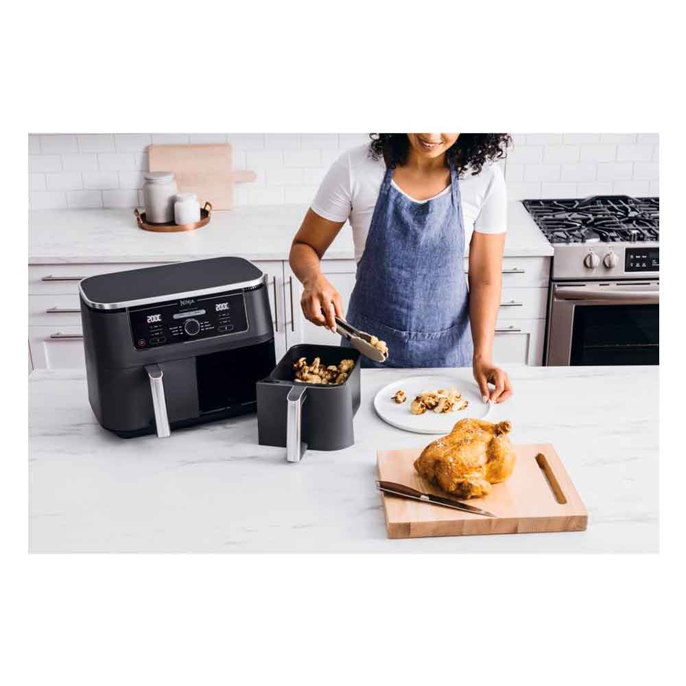 Ninja AF400EU Foodi Max Dual Zone Heißluftfritteuse schwarz