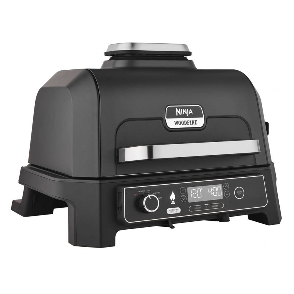 Ninja Woodfire Pro XL OG850EU 4-in-1 Elektrogrill grau/schwarz