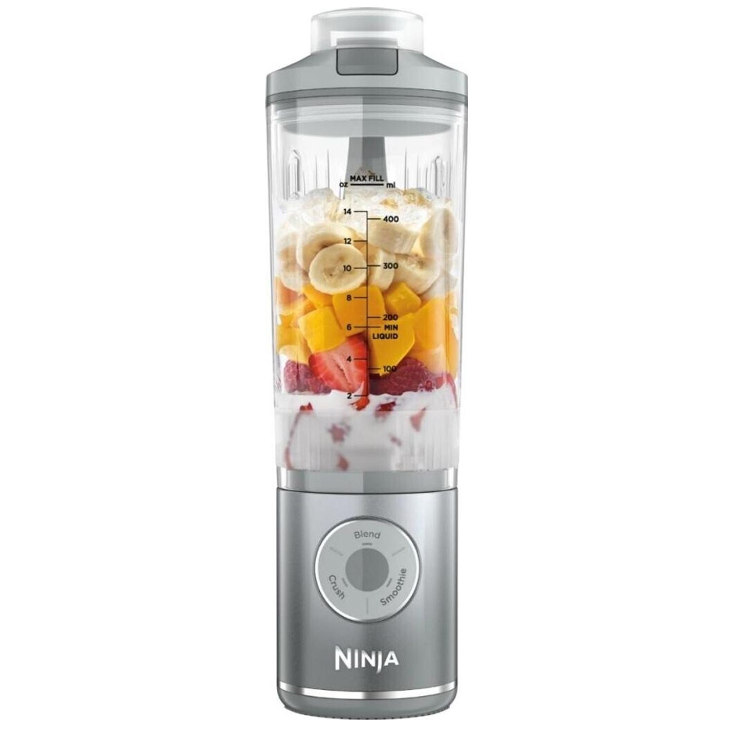 Ninja Blast Max BC251EUSL Tragbarer Mixer 570ml silber