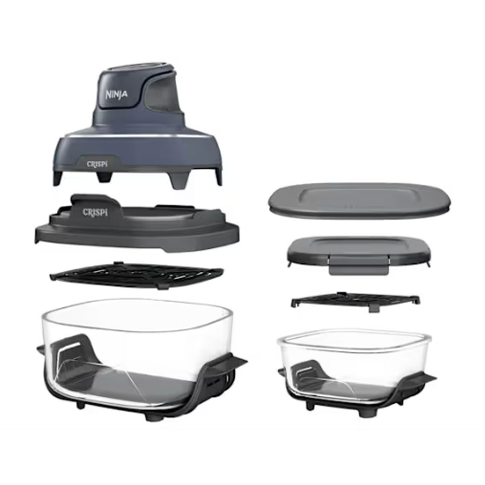 Ninja CRISPi FN101EUGY 4-in-1 Tragbare Glas-Heißluftfritteuse cyber space