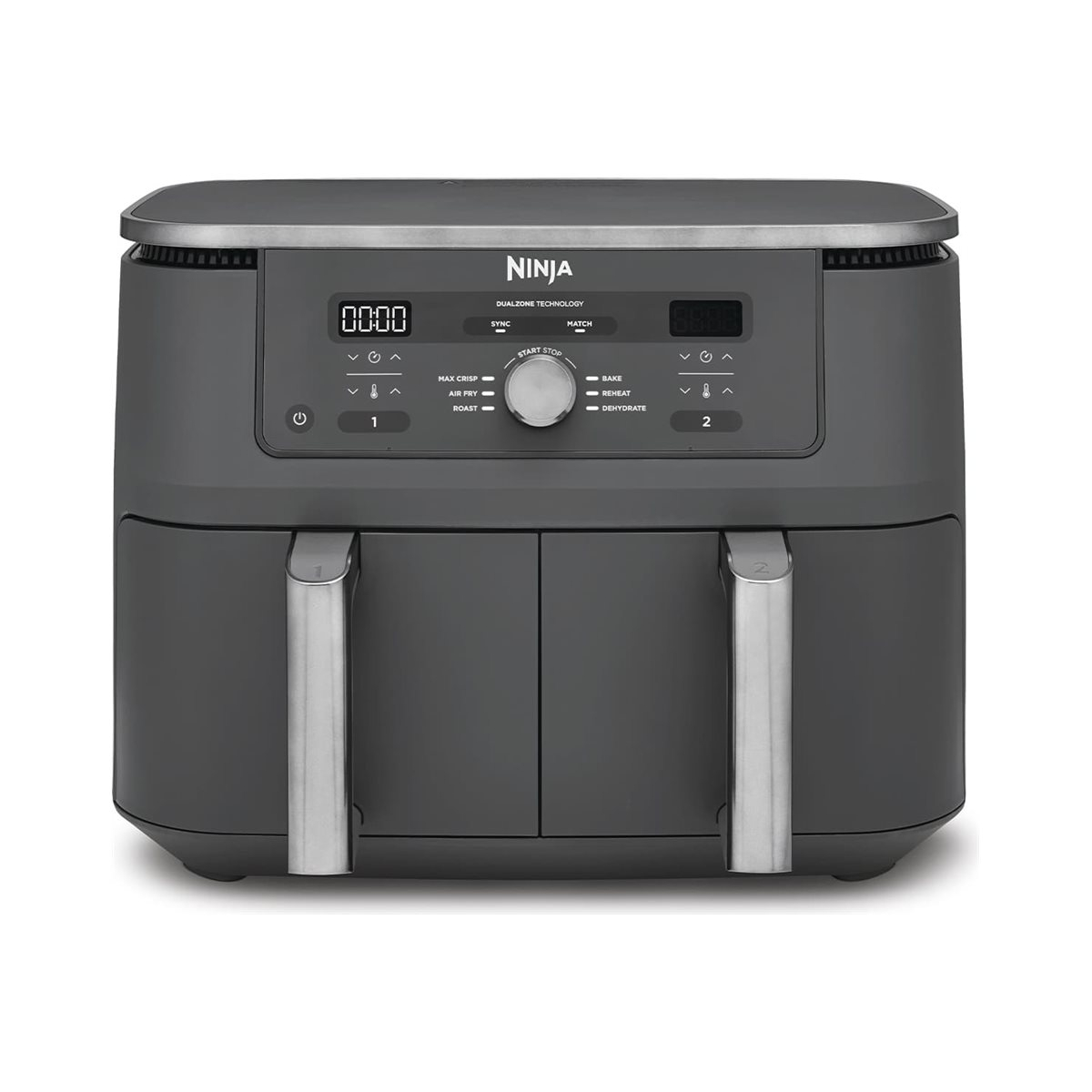 Ninja Foodi DZ400EU Heißluftfritteuse metallic grau (2.Wahl)