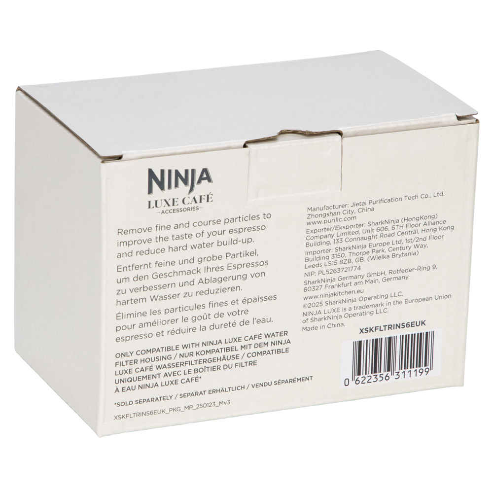 Ninja Luxe XSKFLTRINS6EUK Wasserfilter 6er-Pack
