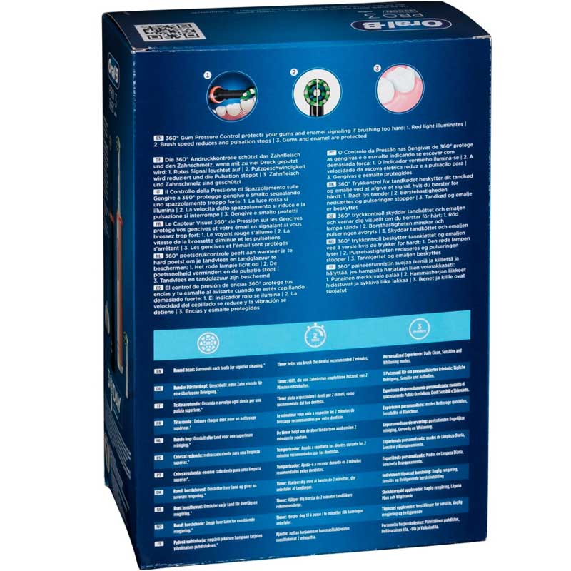 Oral-B Pro 3 3900 elektrische Zahnbürste + 2. Handstück black/pink