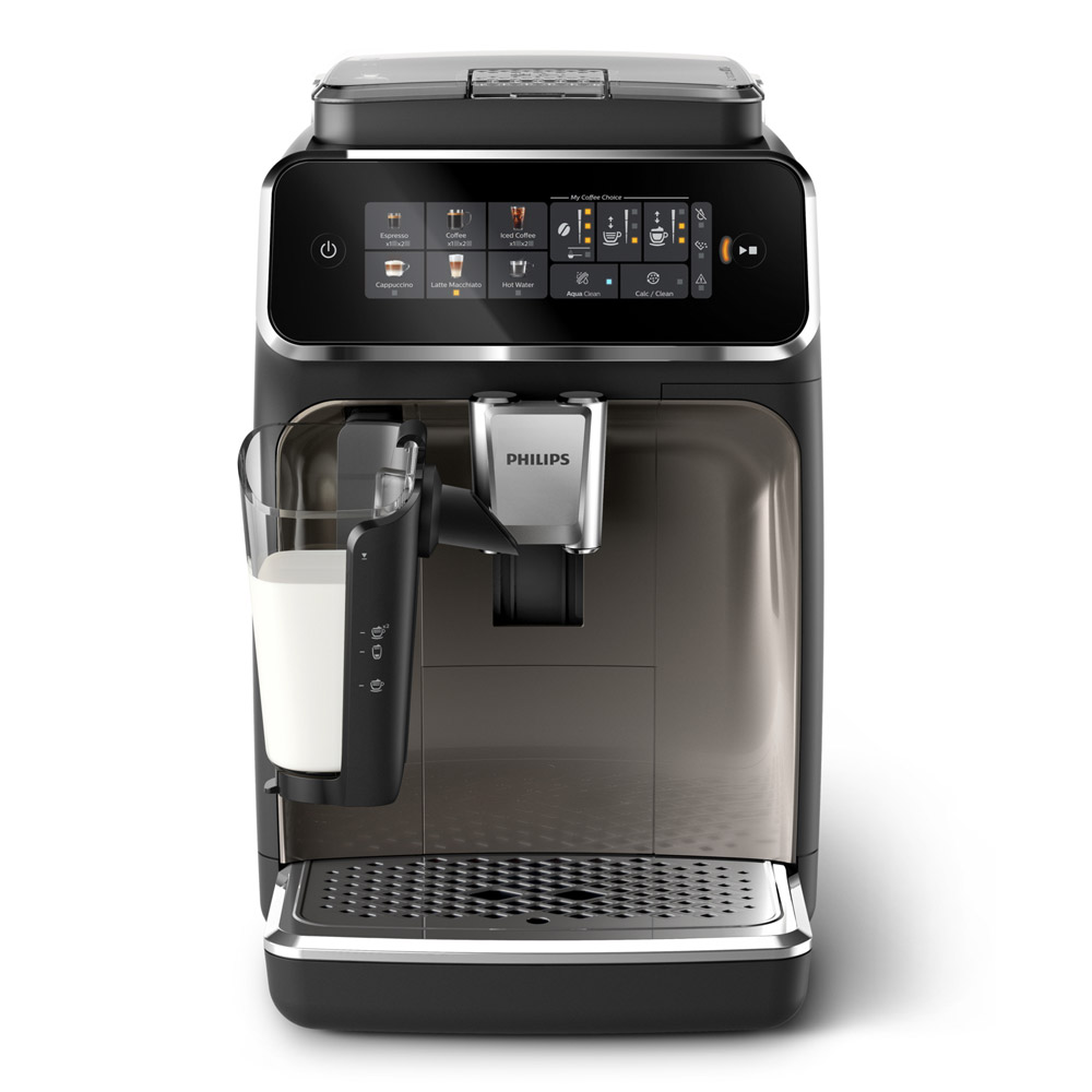 Philips EP3347/90 Serie 3300 LatteGo 5 Kaffeespezialitäten Kaffeevollautomat schwarzchrom