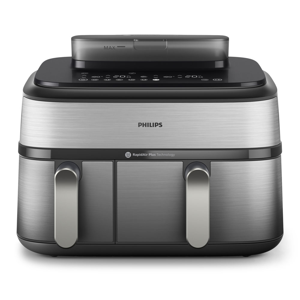 Philips 5000 Series NA555/00 Steam Airfryer silber