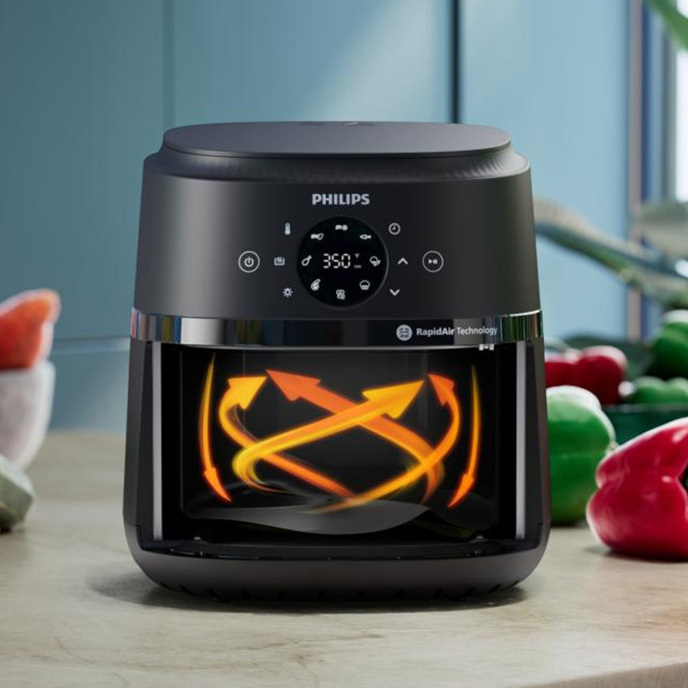 Philips Airfryer NA220/00 Heißluftfritteuse 4,2l schwarz