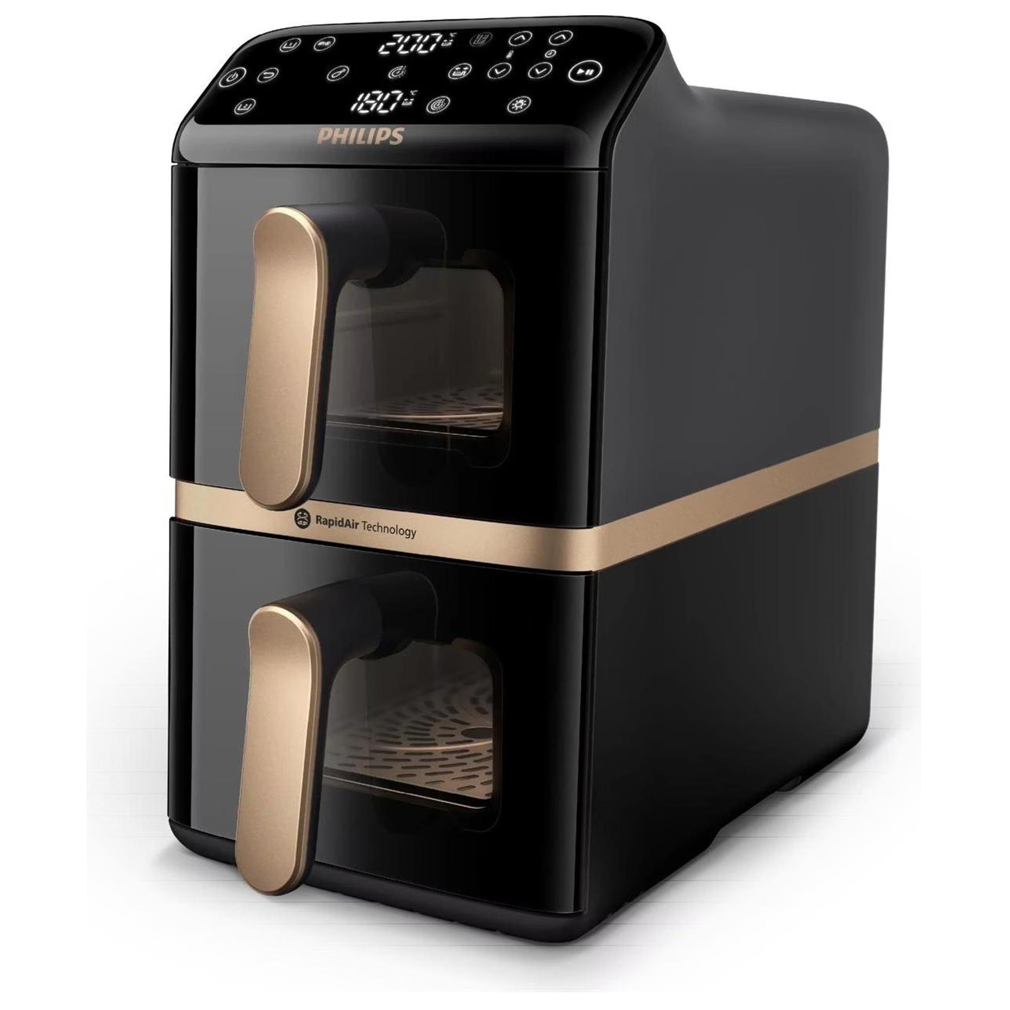 Philips 4000 Series NA462/70 Dual Basket Heißluftfritteuse 10L