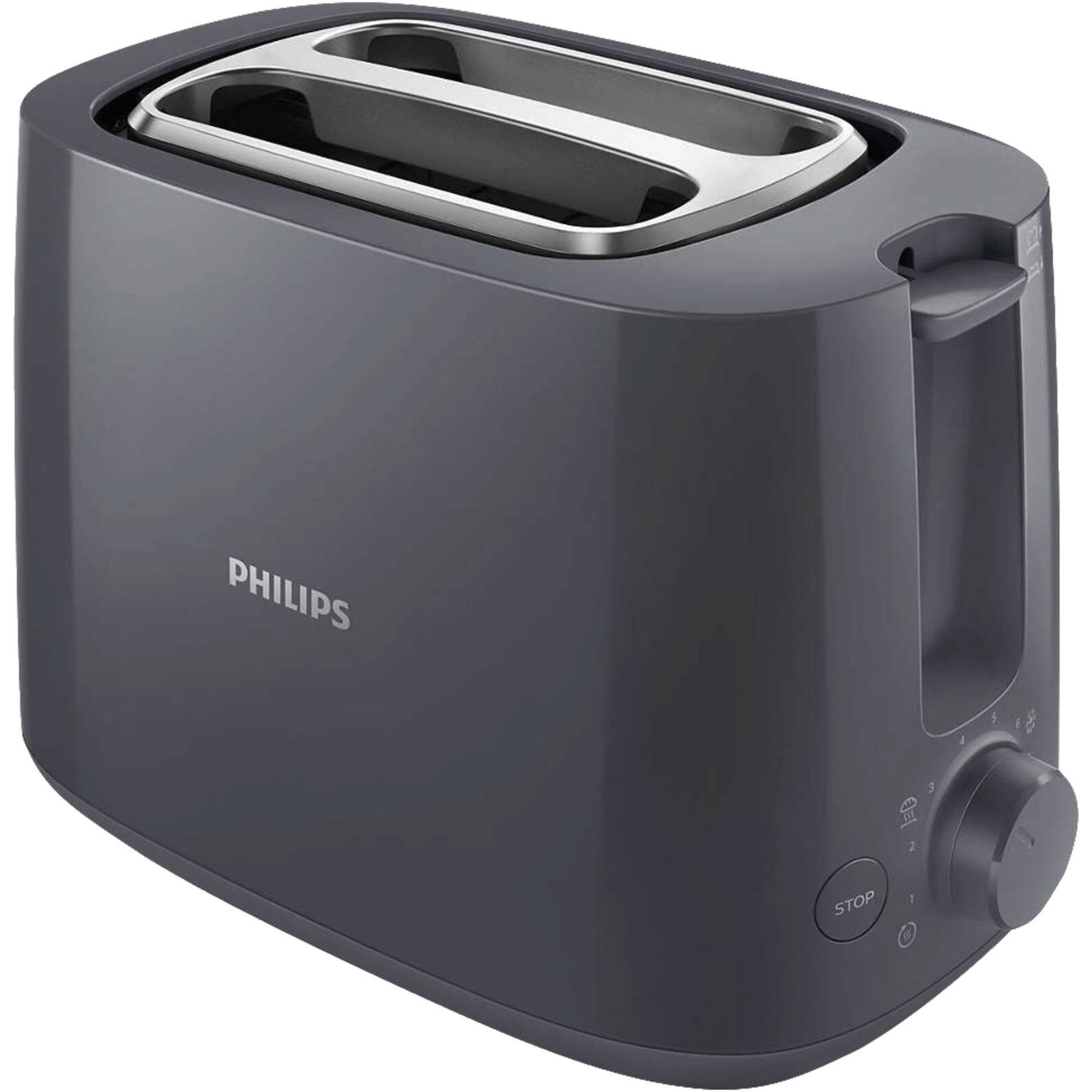 Philips Daily Collection HD2581/10 Toaster grau