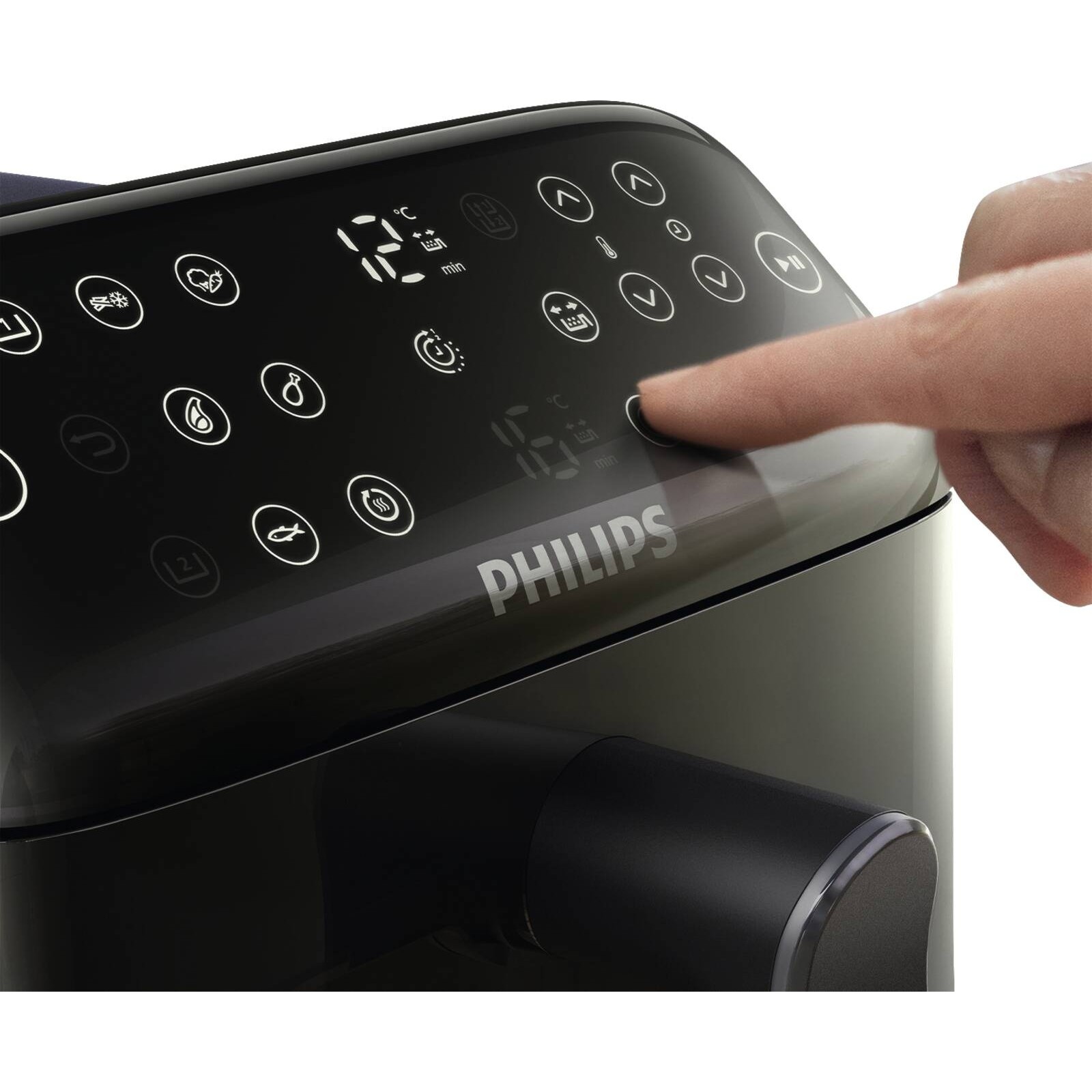 Philips 4000 Series Vertical Duo NA461/00 Heißluftfritteuse 10l schwarz
