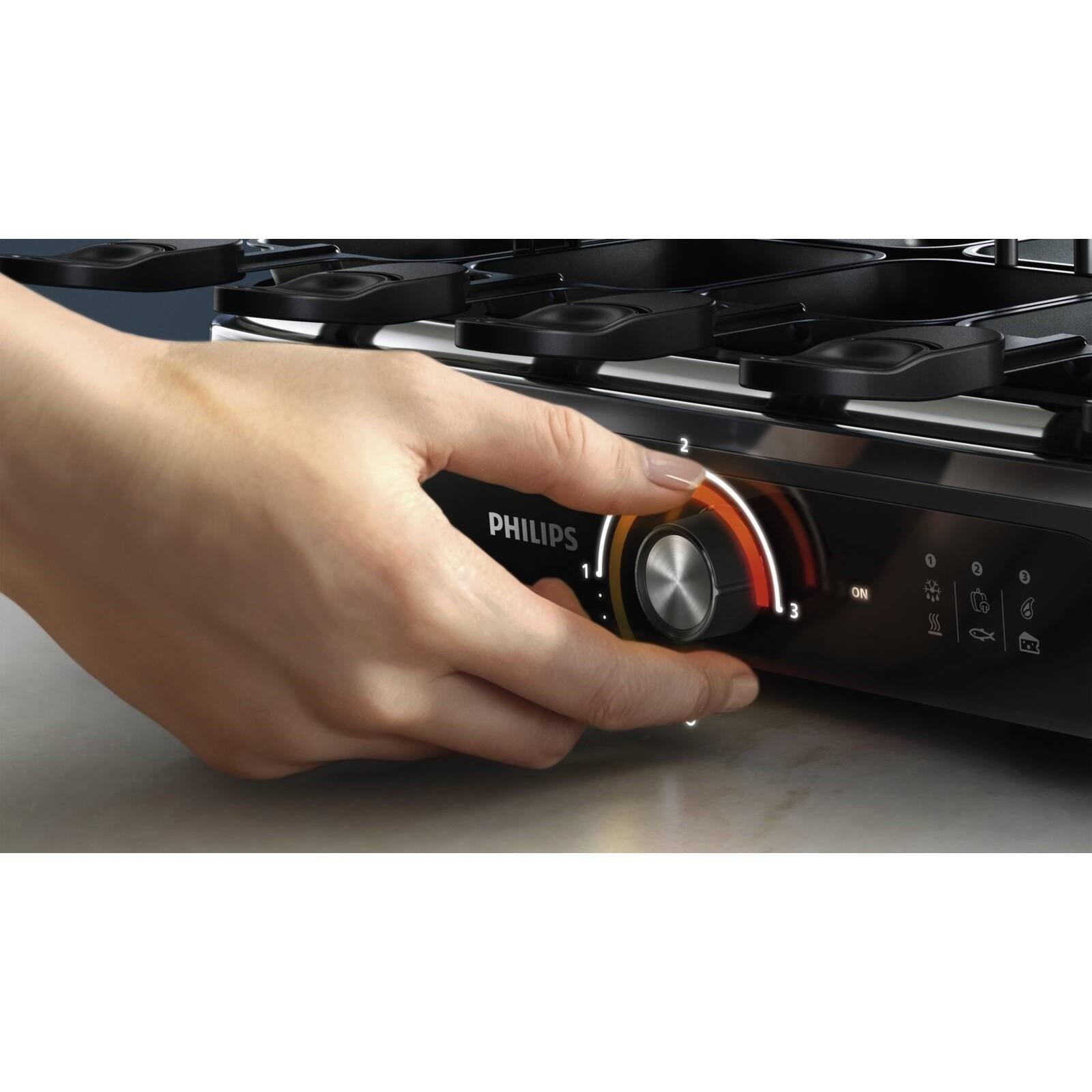 Philips 5000 Series HD6421/80 2-in-1 Raclette-Grill