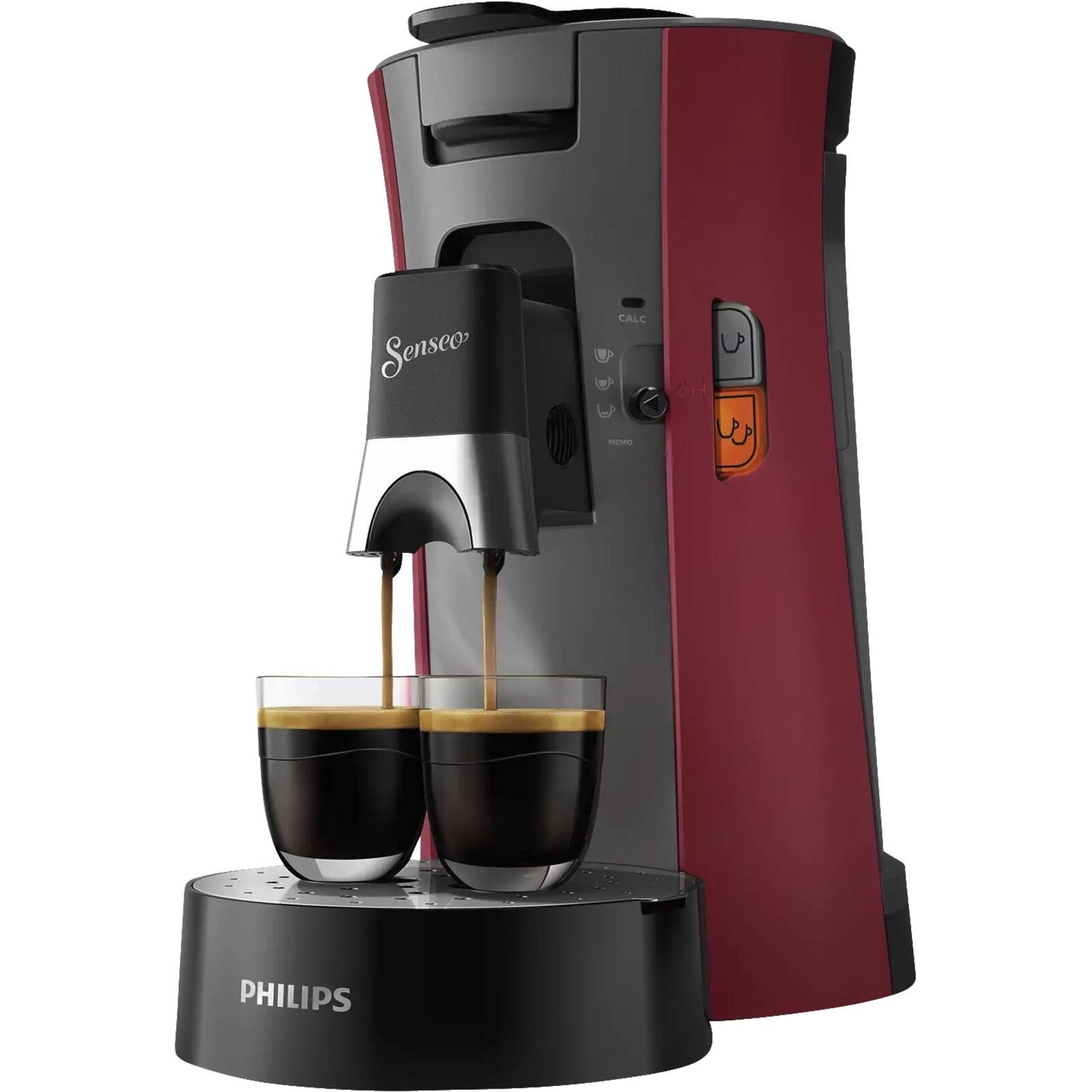 Philips Senseo Select CSA240 Kaffeepadmaschine rot