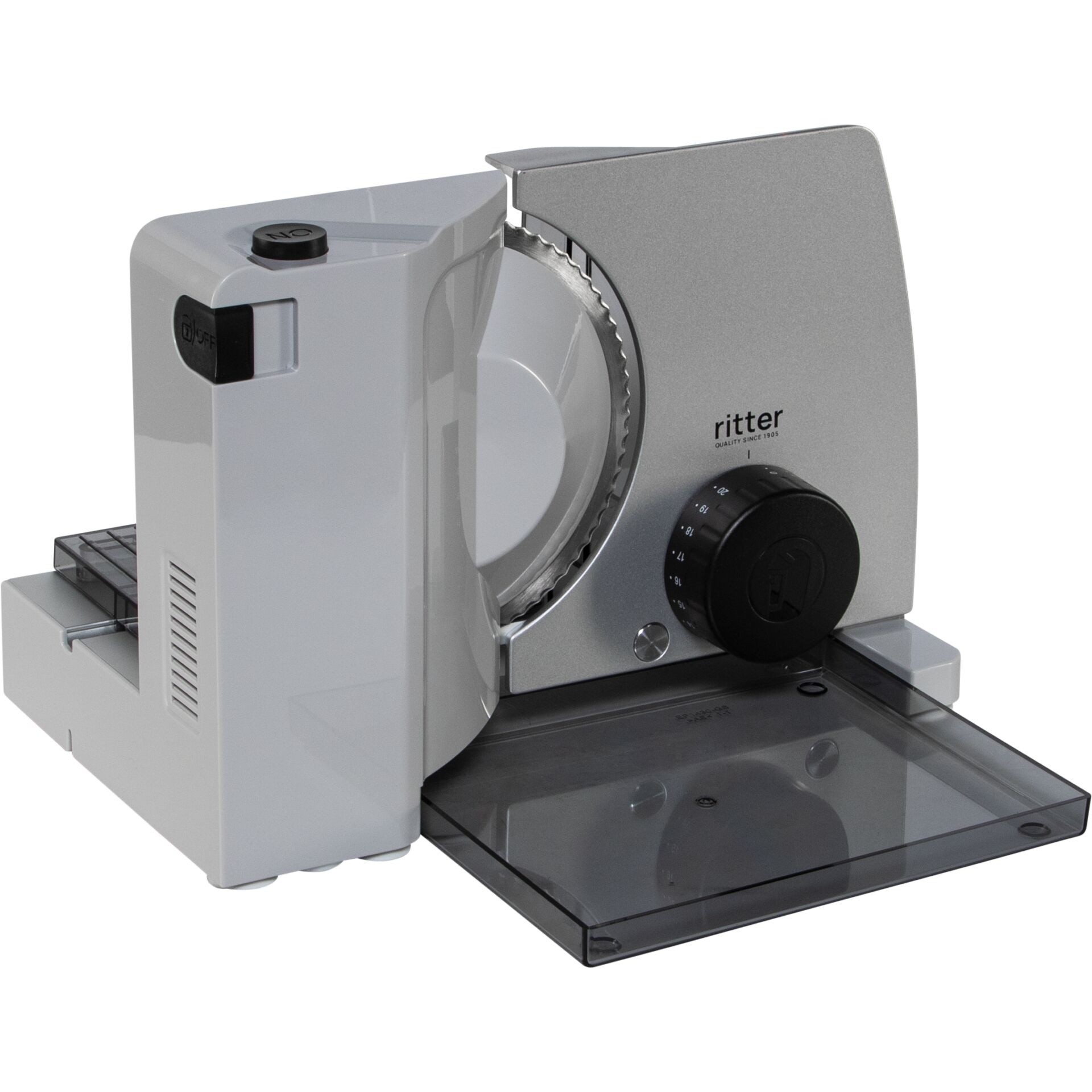 ritter compact 7 Allesschneider Metallausführung silber
